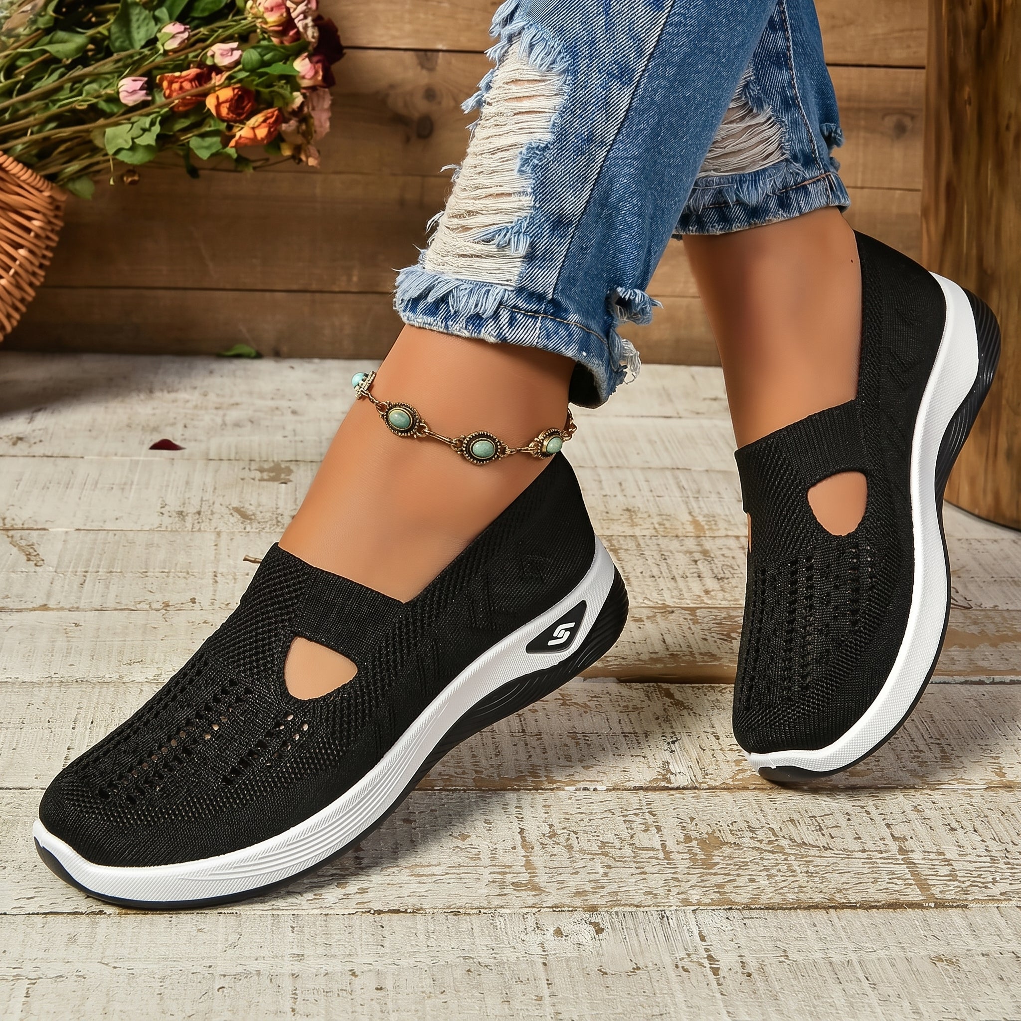 Alice - Women's Orthopedic Breathable Slip-On Sneaker