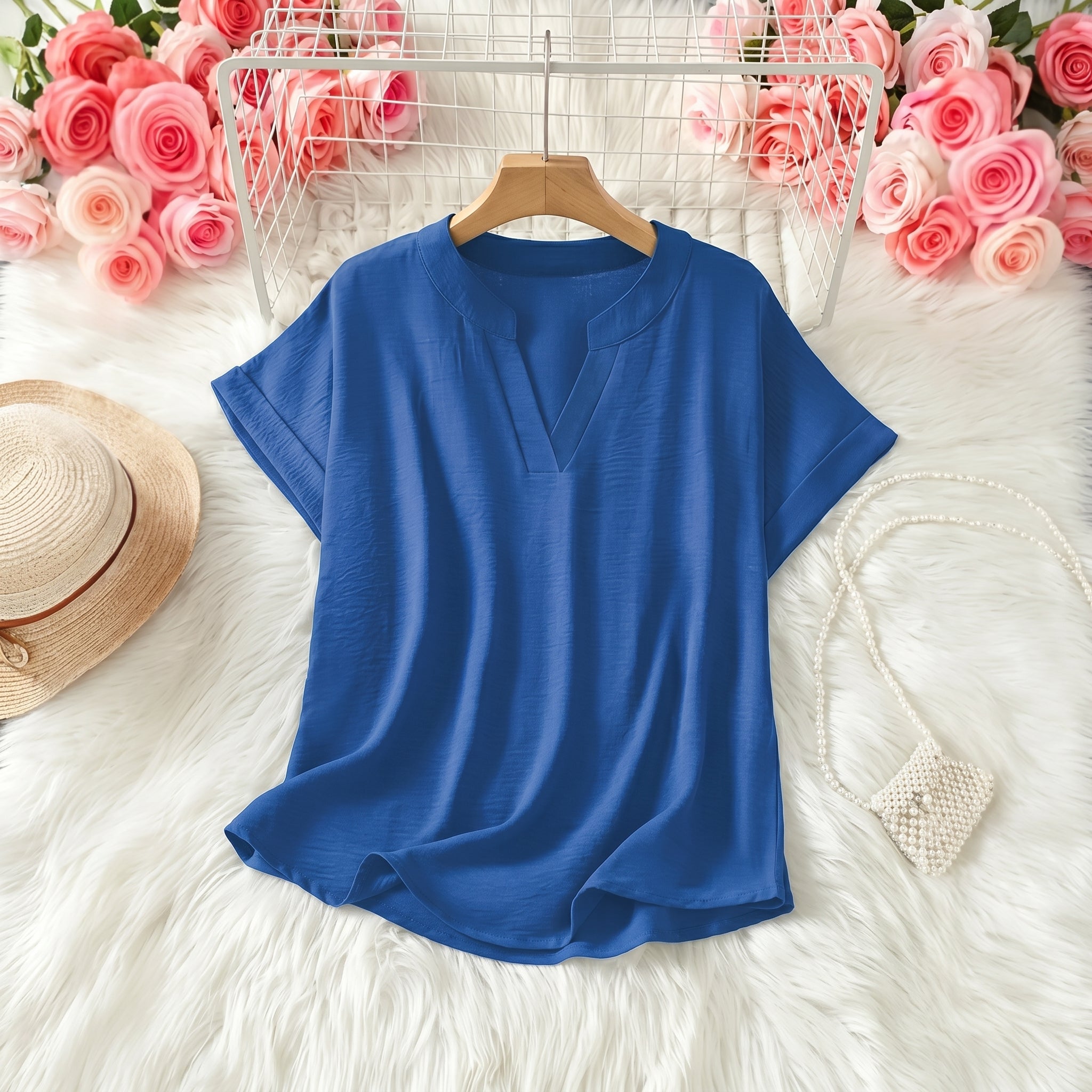 Olivia - Women's Summer Relaxed Fit Blouse