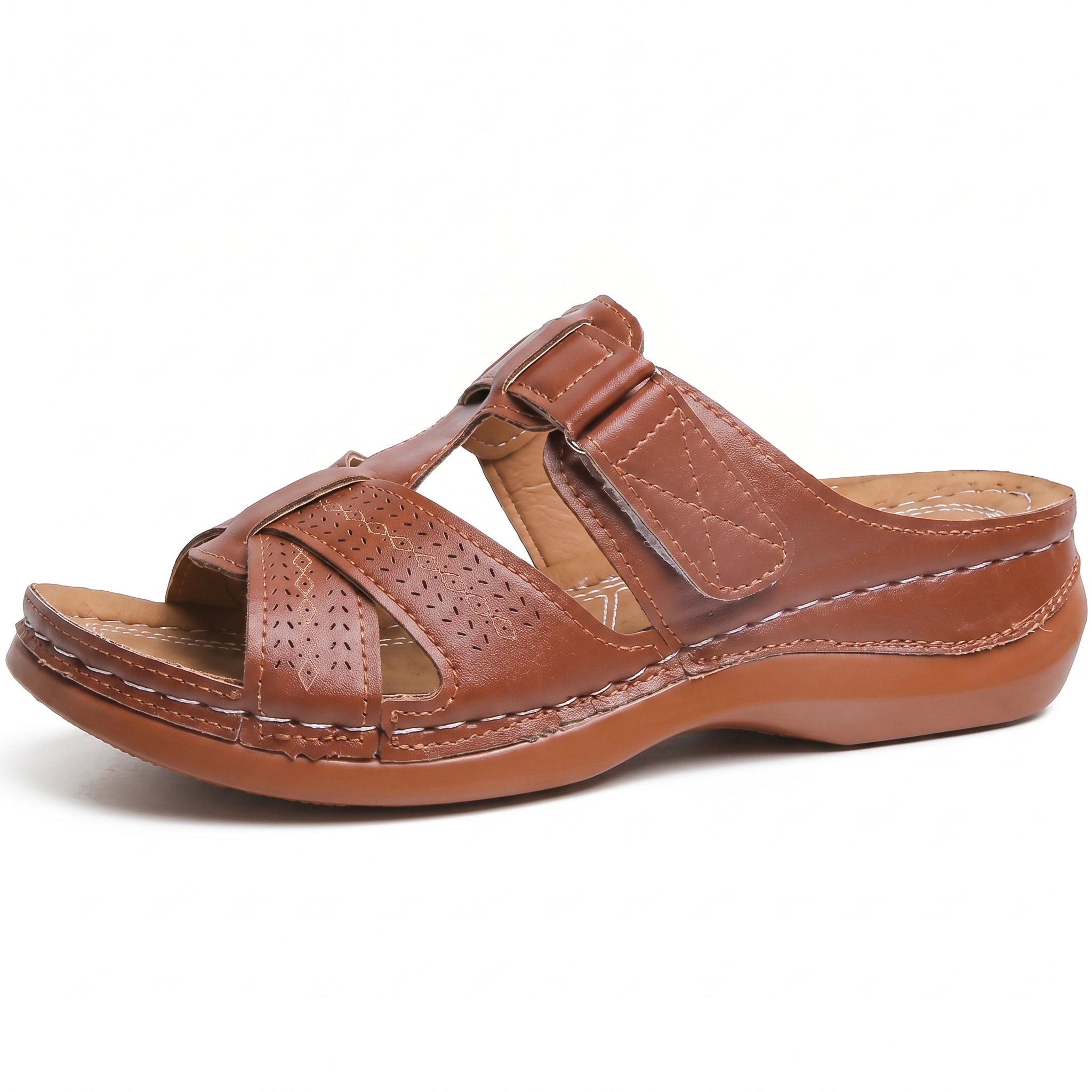 Anelie - Women's Orthopedic Slip-On Wedge Sandals