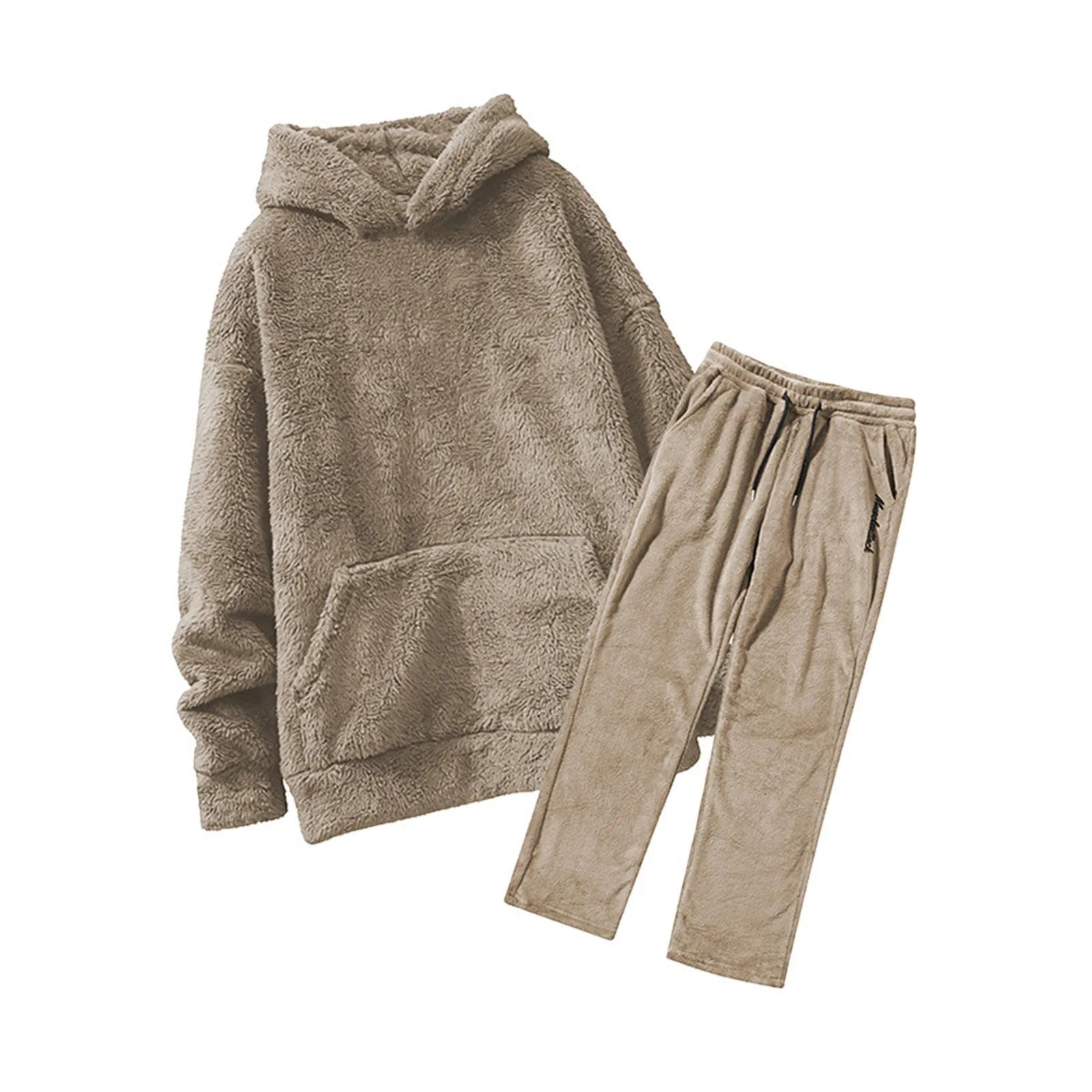 Leon - Men's Fleece Jogging Suit Two-Piece with Hoodie & Pants