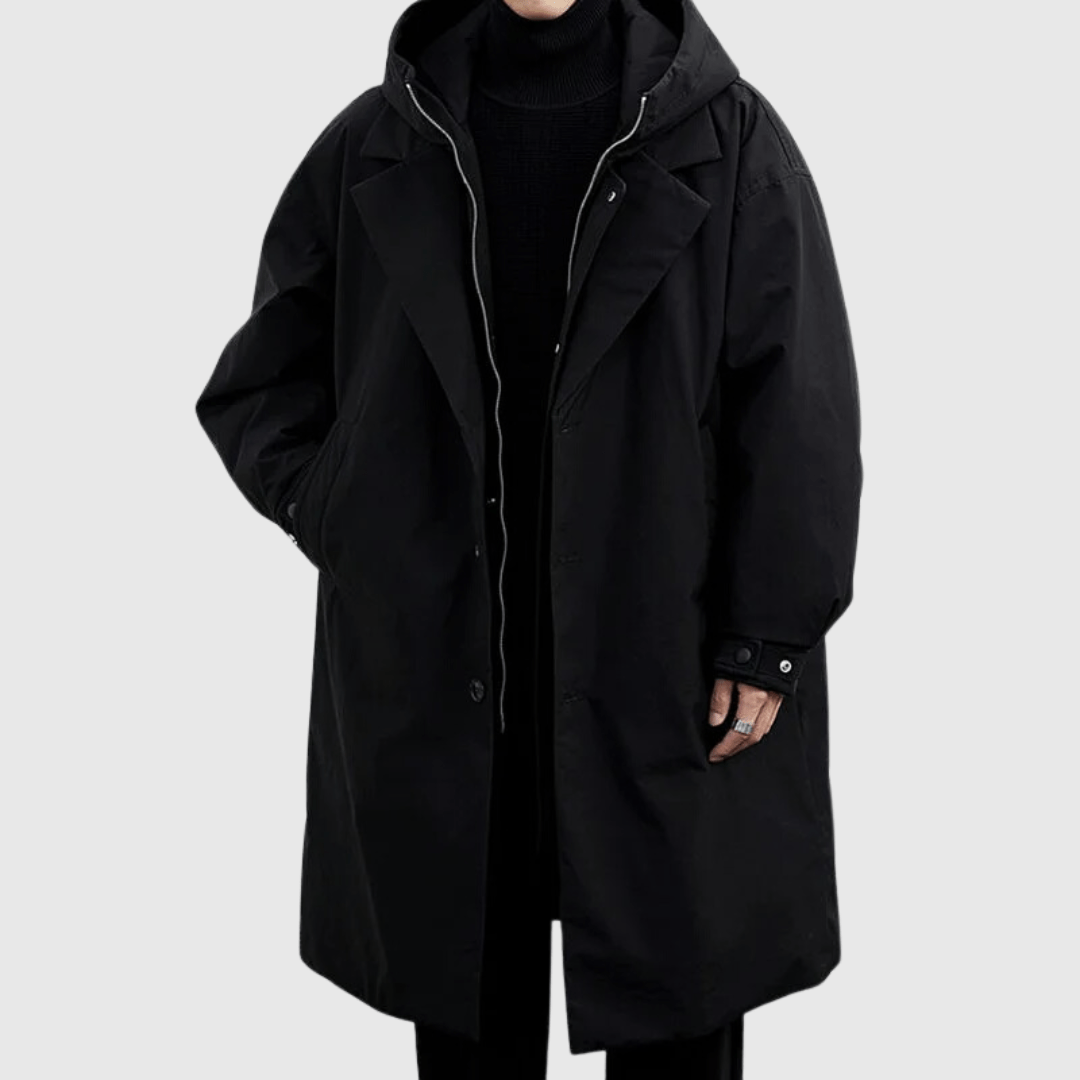 Luis – Parka with Hood and Water-Repellent Surface