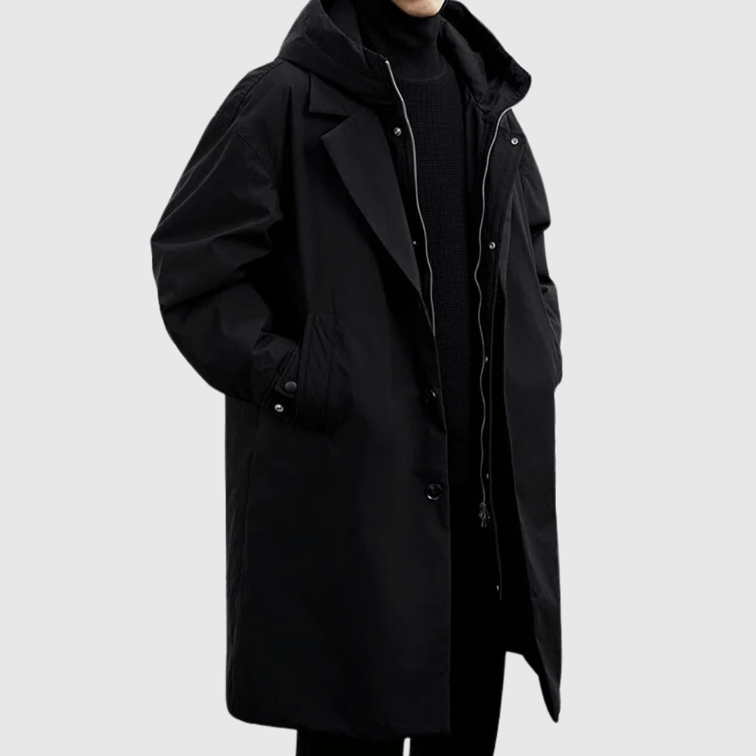 Luis – Parka with Hood and Water-Repellent Surface