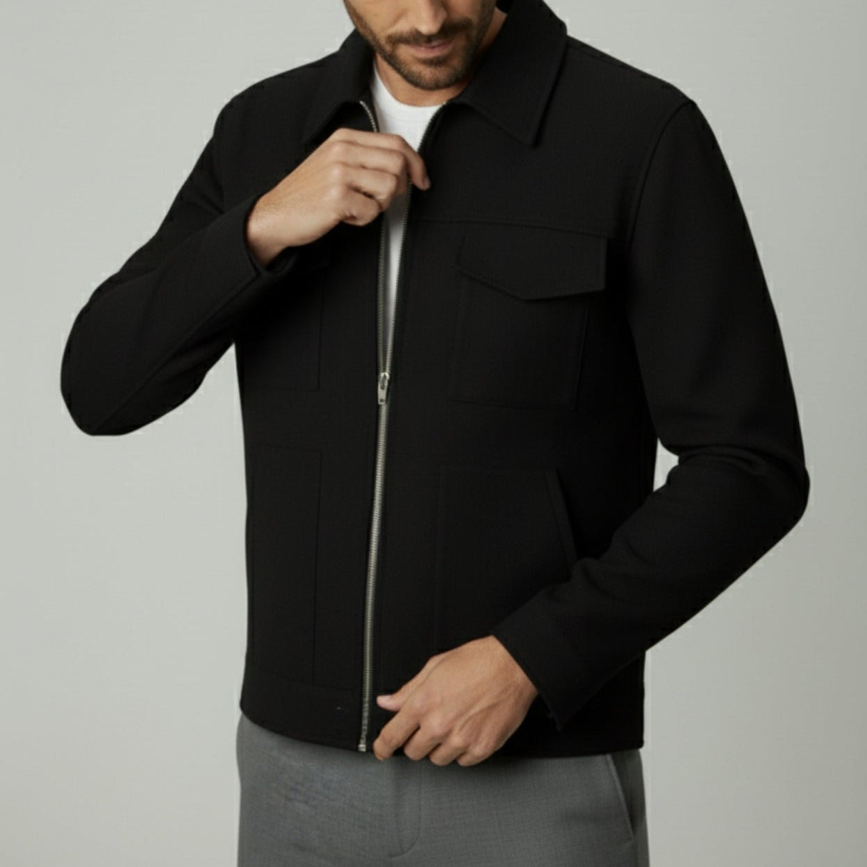 Elian – Men's Cotton Blouson Jacket