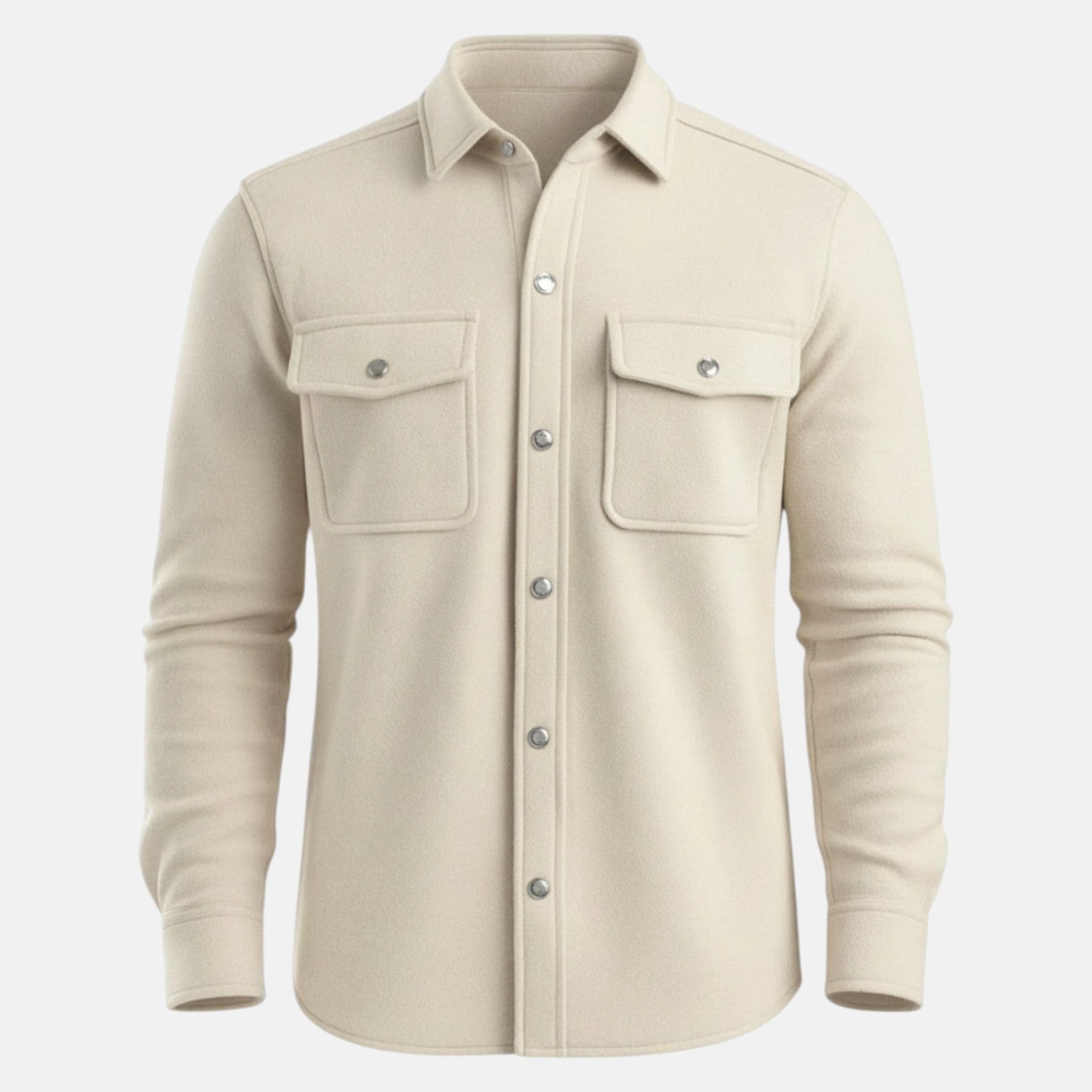Noel – Men's Winter Overshirt Stone