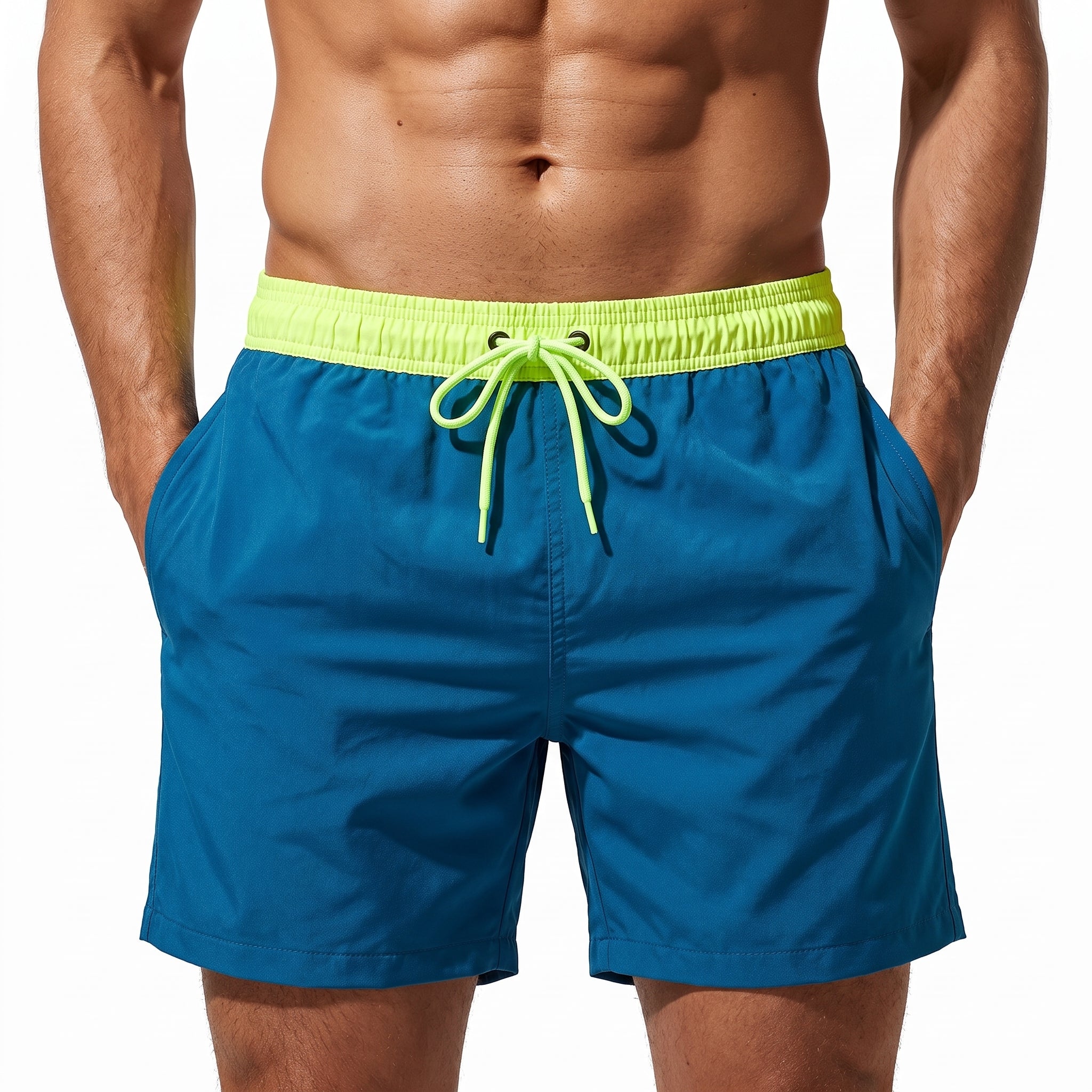Nathan - Men's Summer Elastic Waist Relaxed Shorts