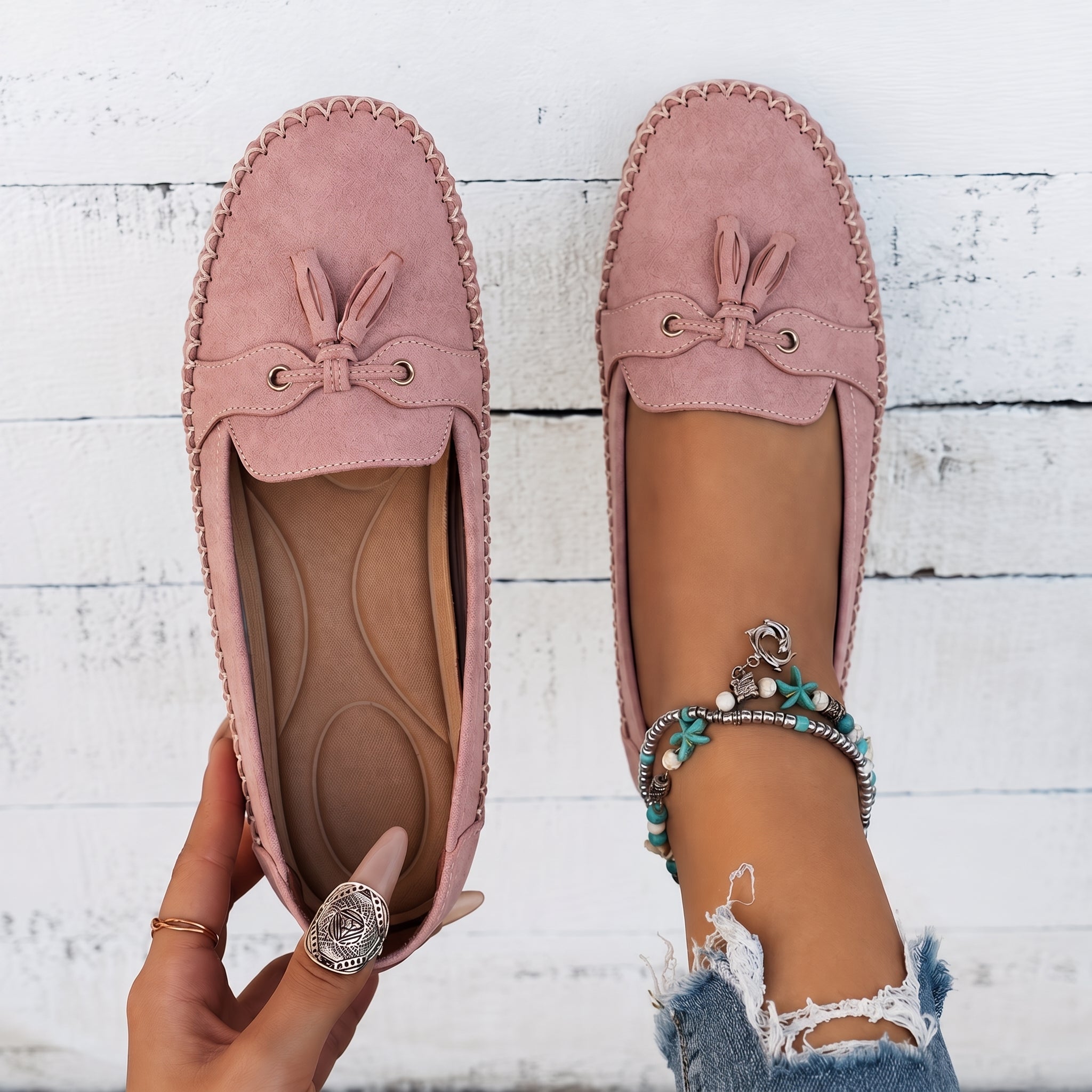 Leni - Women's Orthopedic Tassel Moccasin Loafers