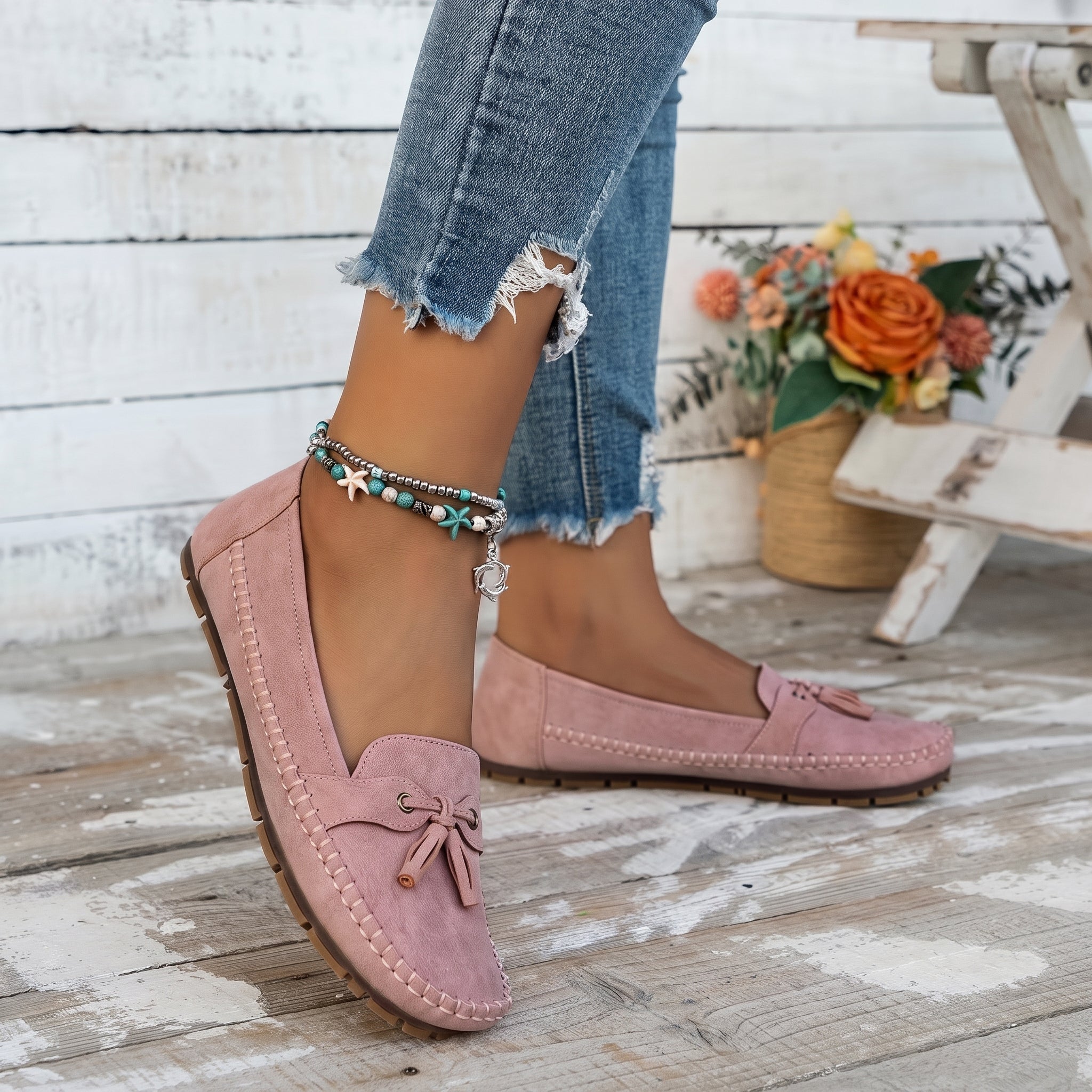 Leni - Women's Orthopedic Tassel Moccasin Loafers