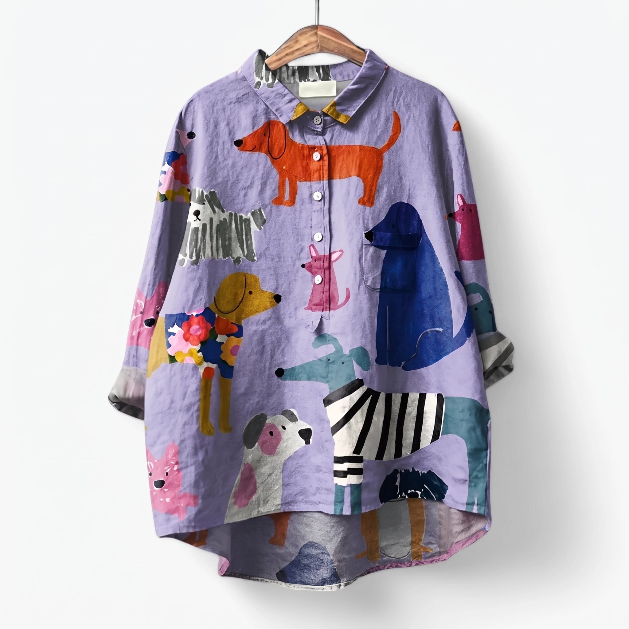 Olivia - Women's Summer Print Long Sleeve Blouse