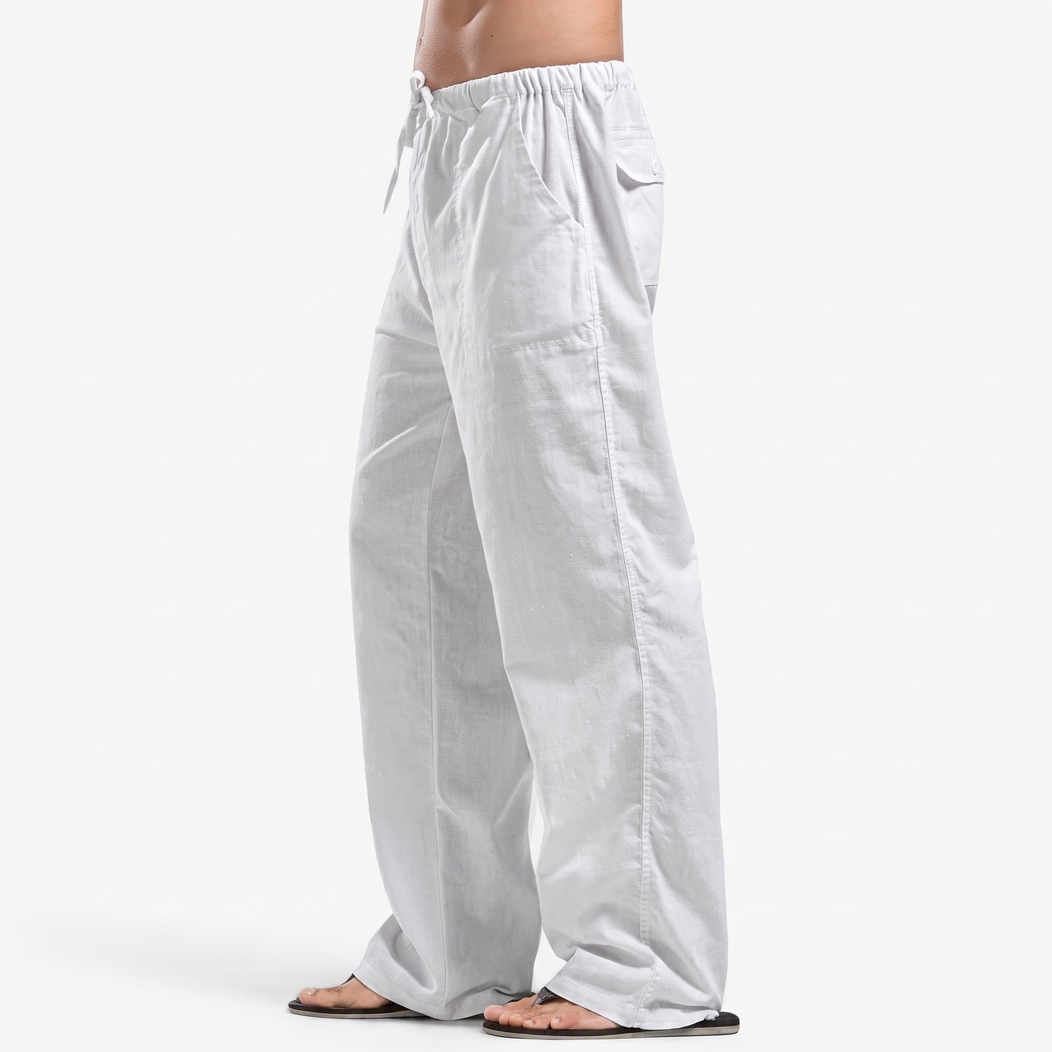 Charlie - Men's Summer Wide Leg Straight Casual Trousers