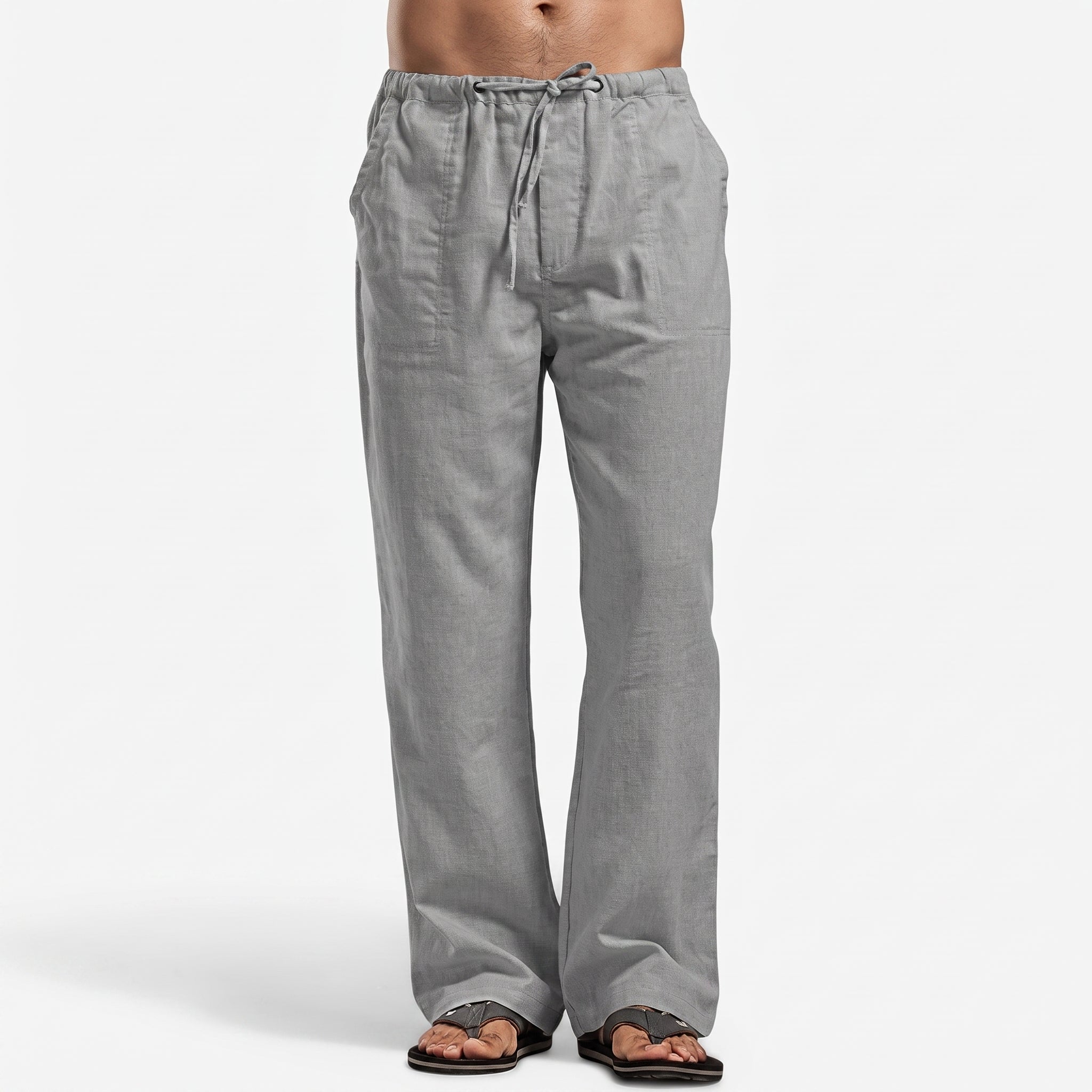 Charlie - Men's Summer Wide Leg Straight Casual Trousers
