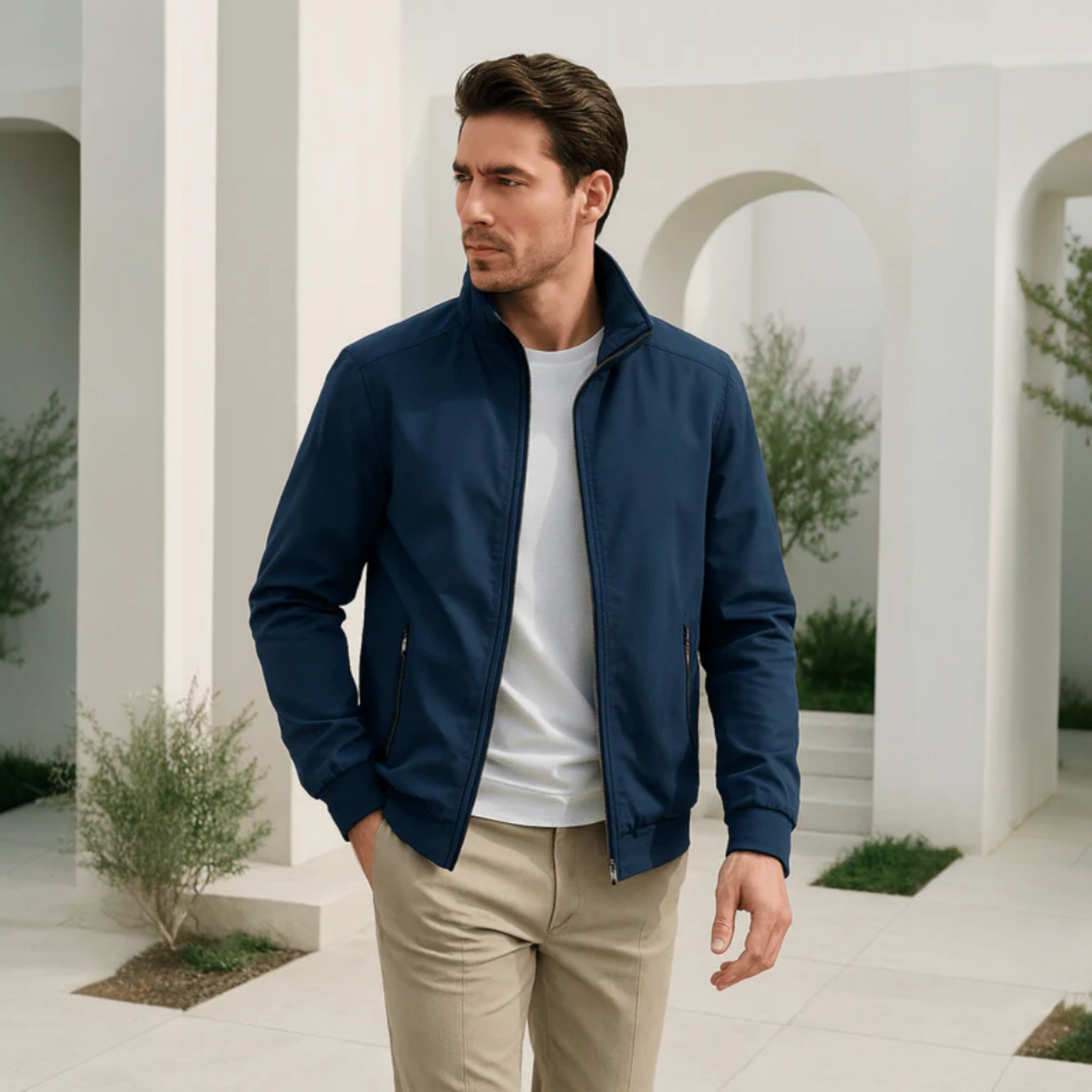 Adam – Lightweight Windproof Harrington Transition Jacket