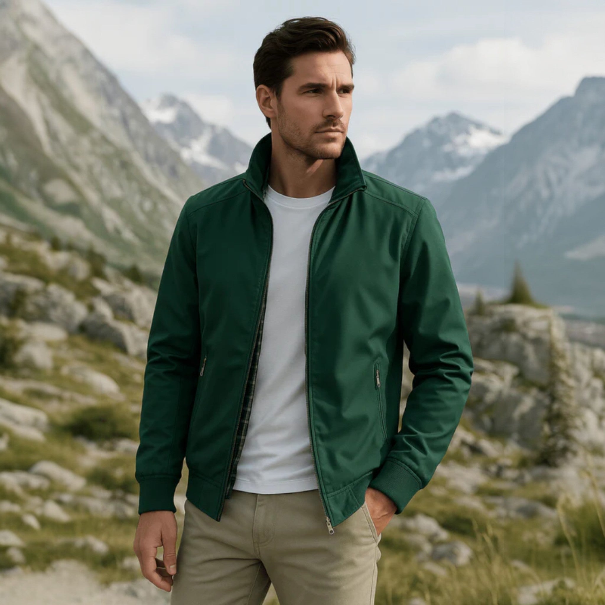 Adam – Lightweight Windproof Harrington Transition Jacket