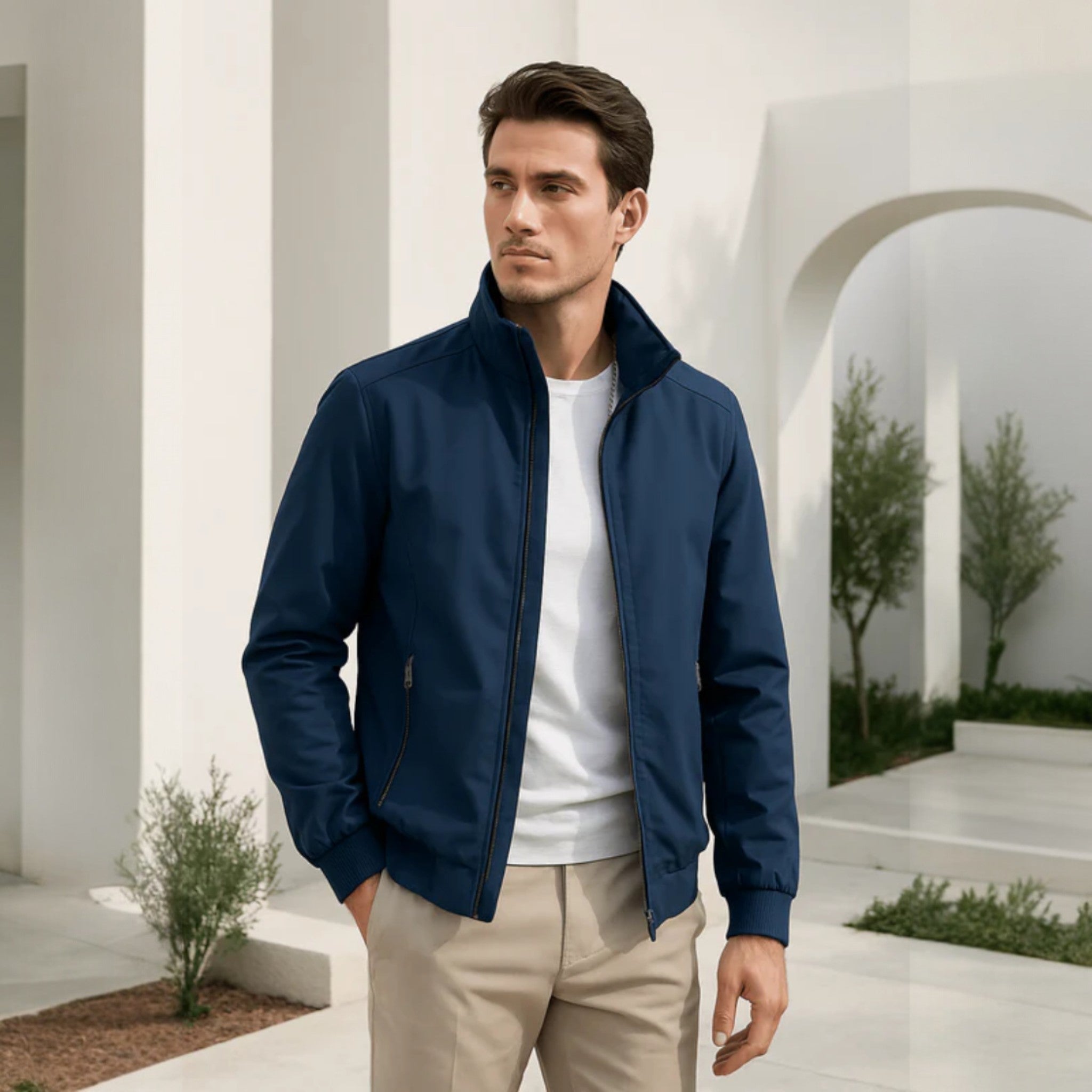 Adam – Lightweight Windproof Harrington Transition Jacket