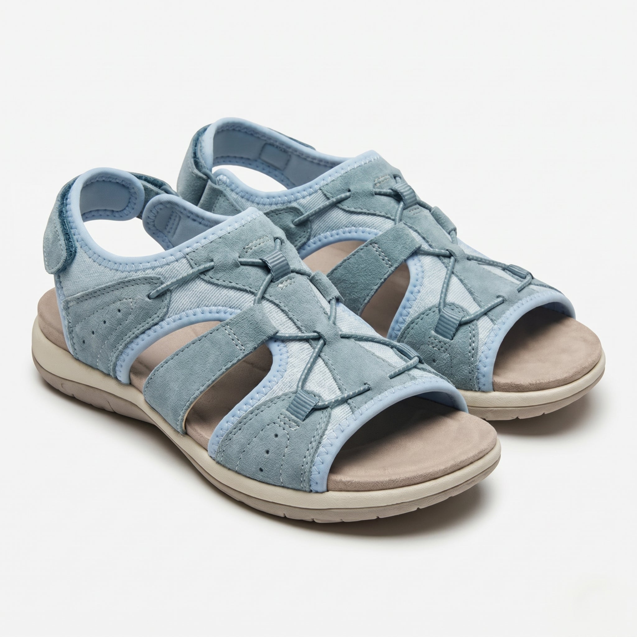Alice - Women's Orthopedic Sandals - Sandals - Blue - Parker&Brooks