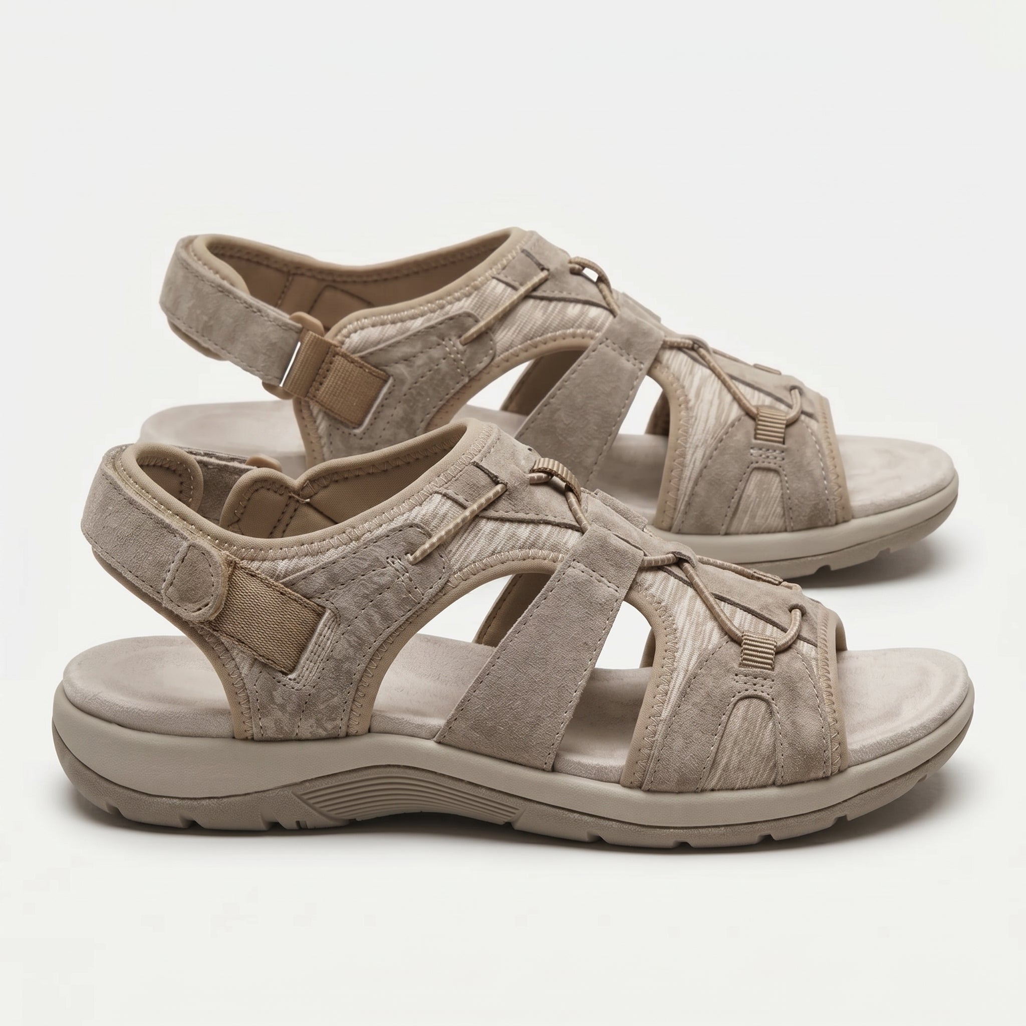 Alice - Women's Orthopedic Sandals - Sandals - Khaki - Parker&Brooks