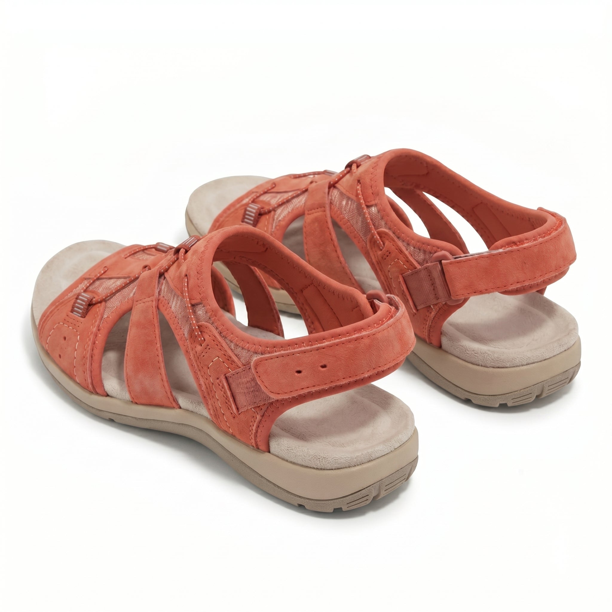 Alice - Women's Orthopedic Sandals - Sandals - Red - Parker&Brooks