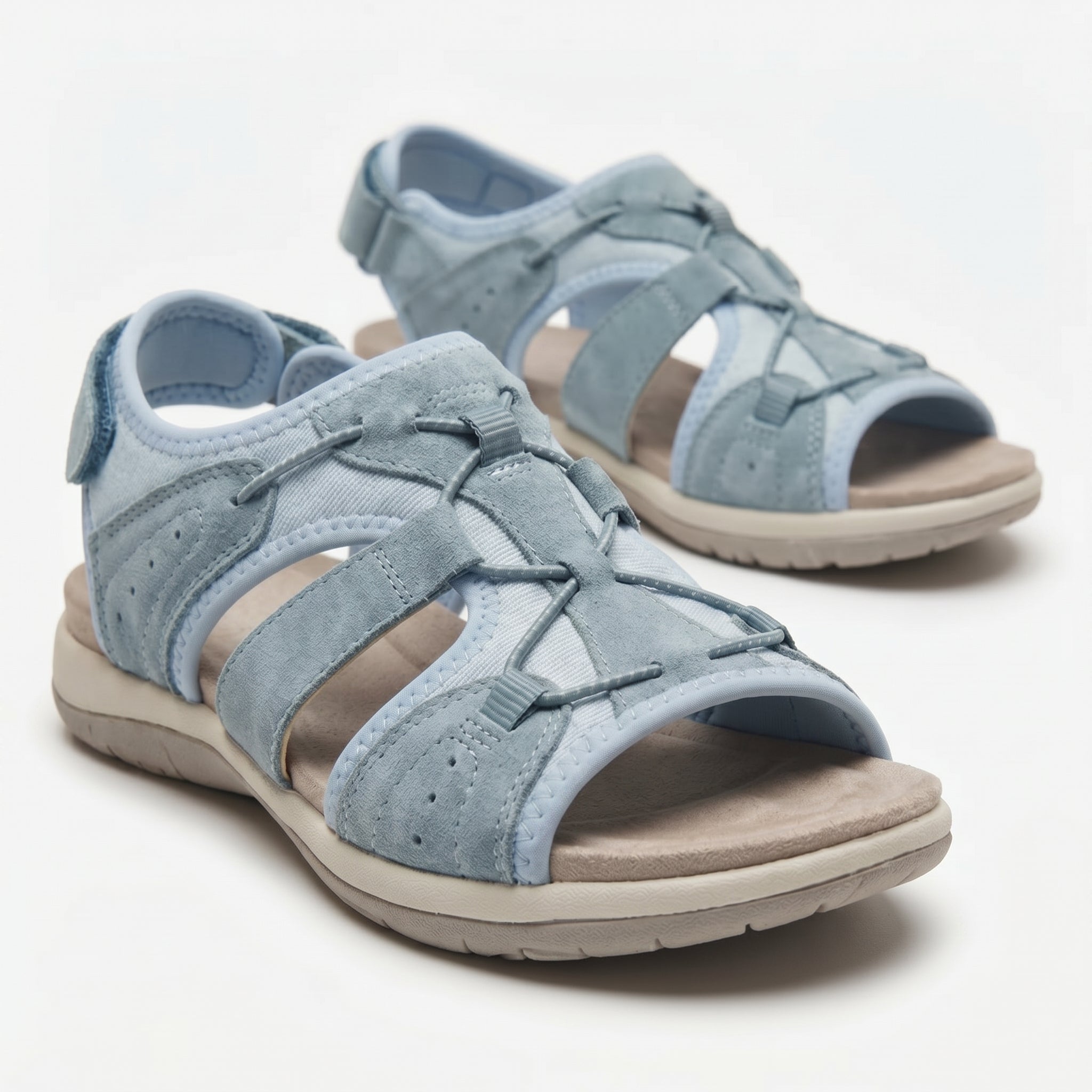 Alice - Women's Orthopedic Sandals - Sandals - Blue - Parker&Brooks