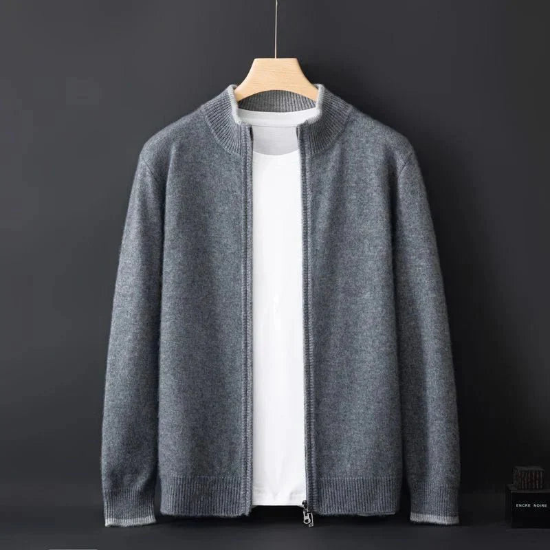 Arnd - Cardigan with Fine Knit Details