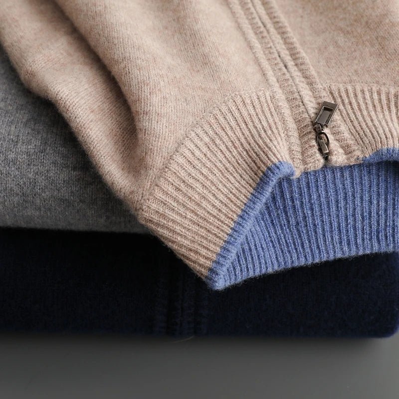 Arnd - Cardigan with Fine Knit Details