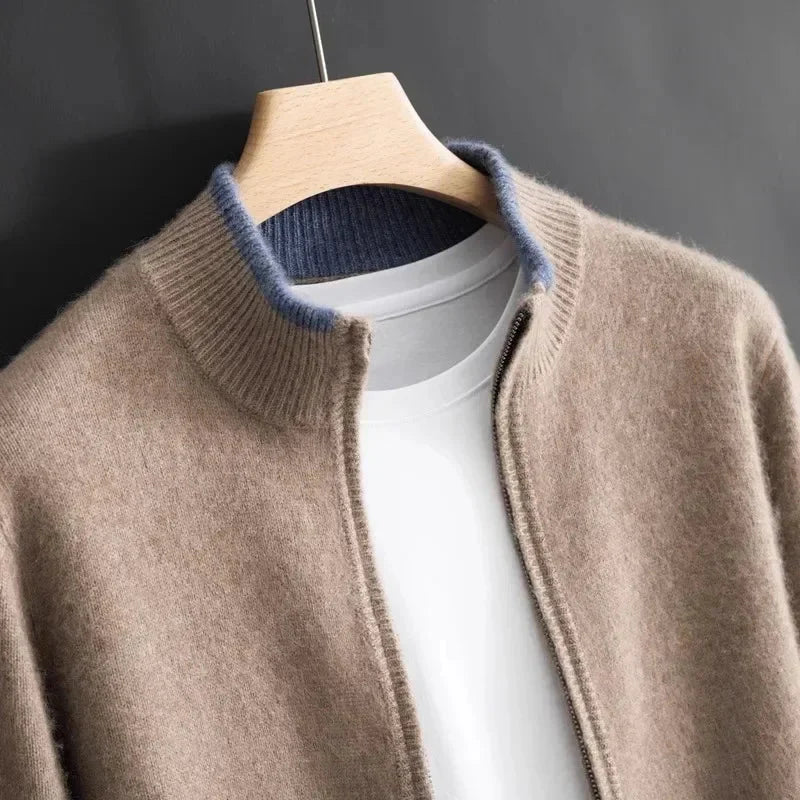 Arnd - Cardigan with Fine Knit Details