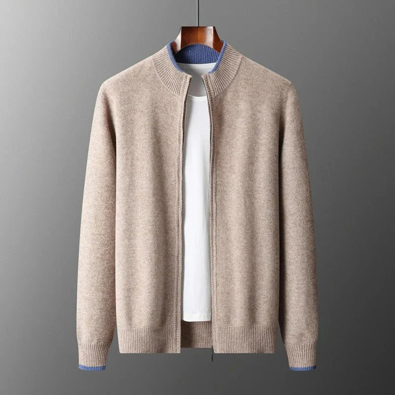 Arnd - Cardigan with Fine Knit Details