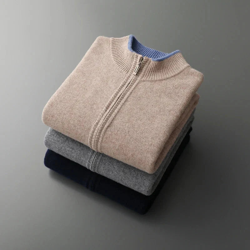 Arnd - Cardigan with Fine Knit Details