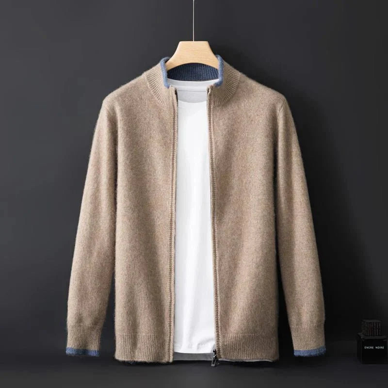 Arnd - Cardigan with Fine Knit Details