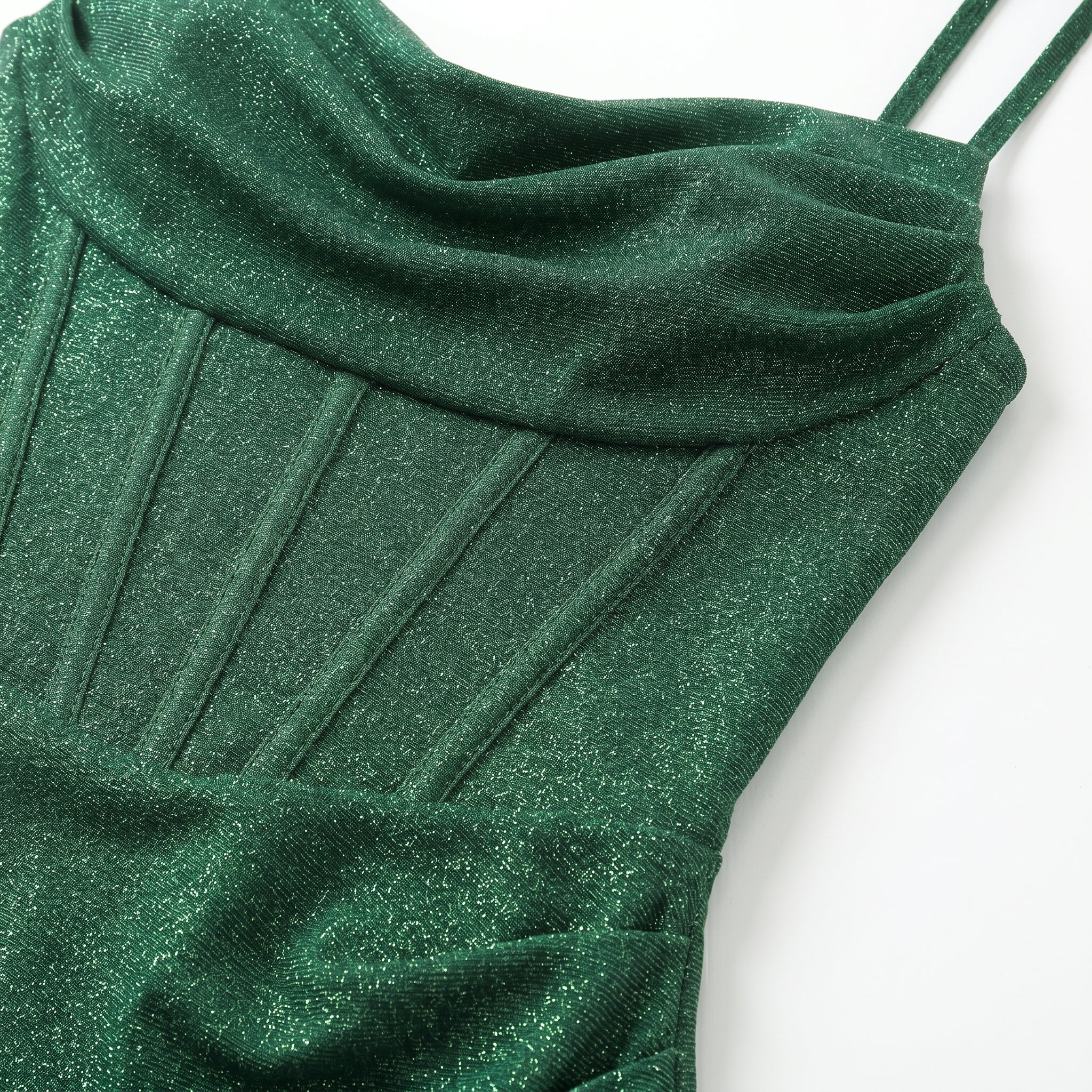 Ava - Women's Elegant Party Sequin Maxi Dress - Maxi Dress - Green - Parker&Brooks