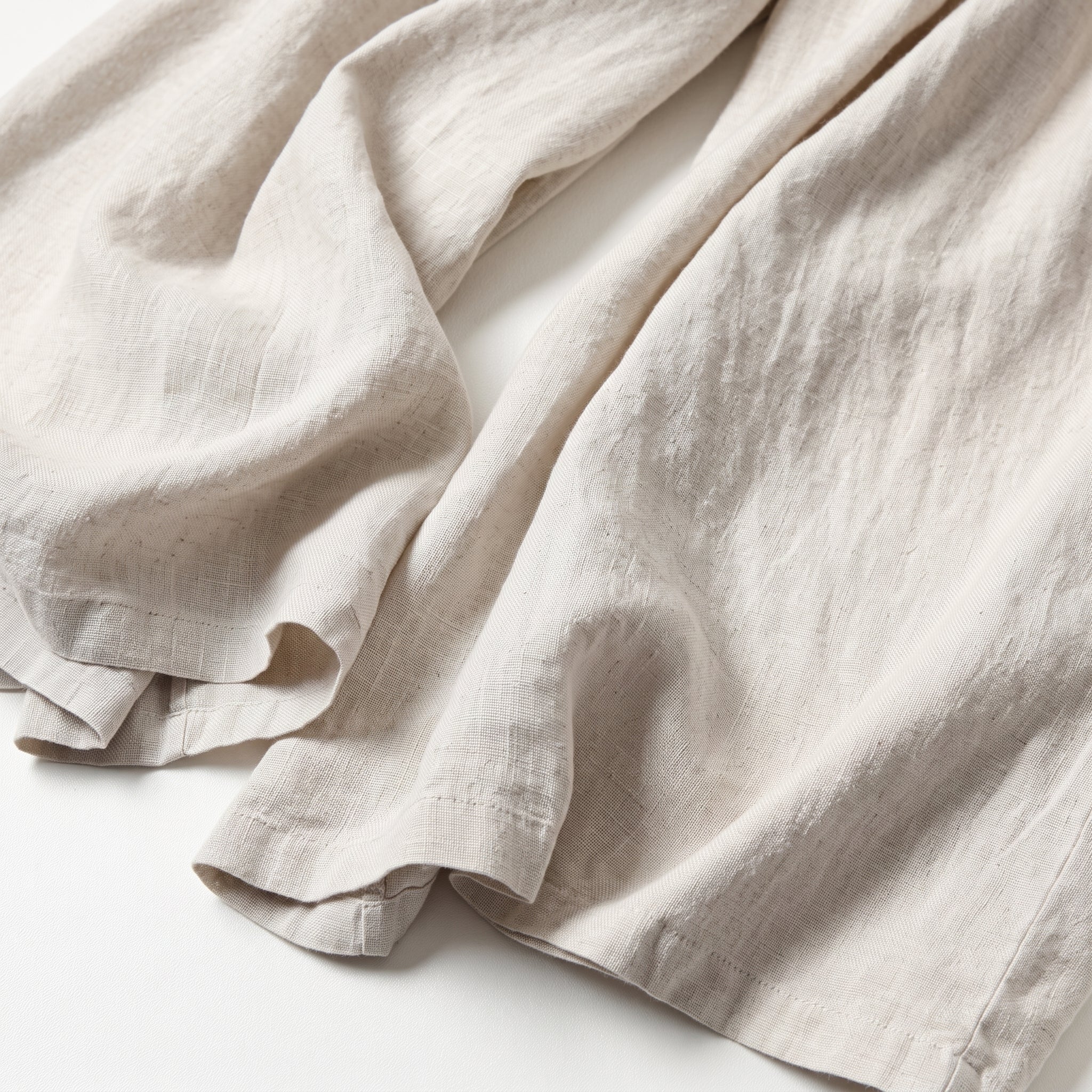 Beatrice - Women's Summer Wide-Leg Pleated Culotte Pants - Trousers - Beige - Parker&Brooks