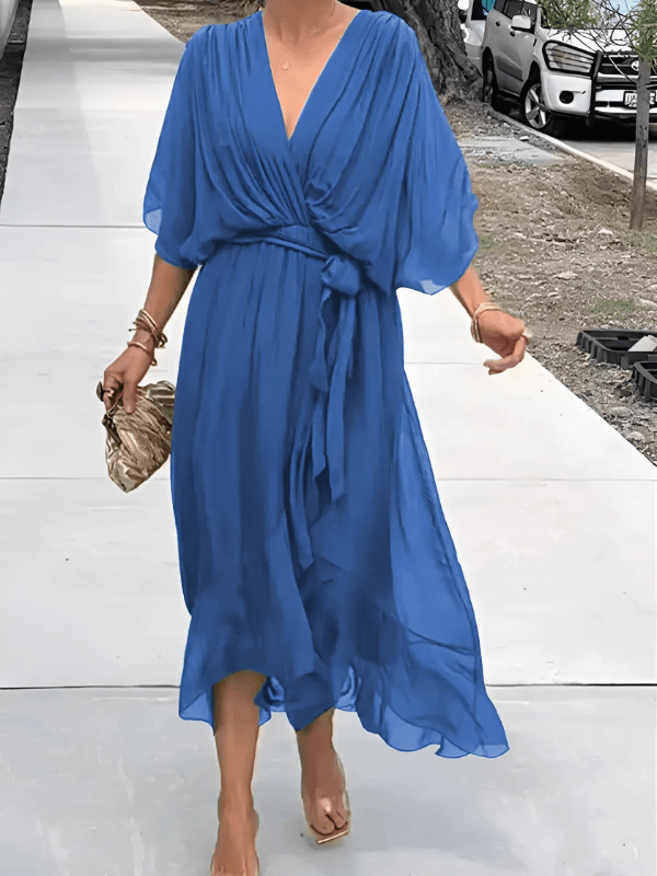 Bertha – Timeless Wrap Midi Dress