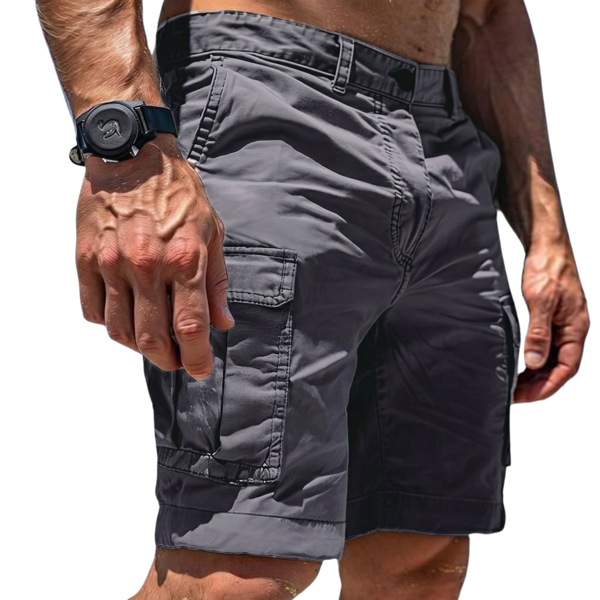 Charlie - Men's Casual Relaxed Fit Cargo Shorts