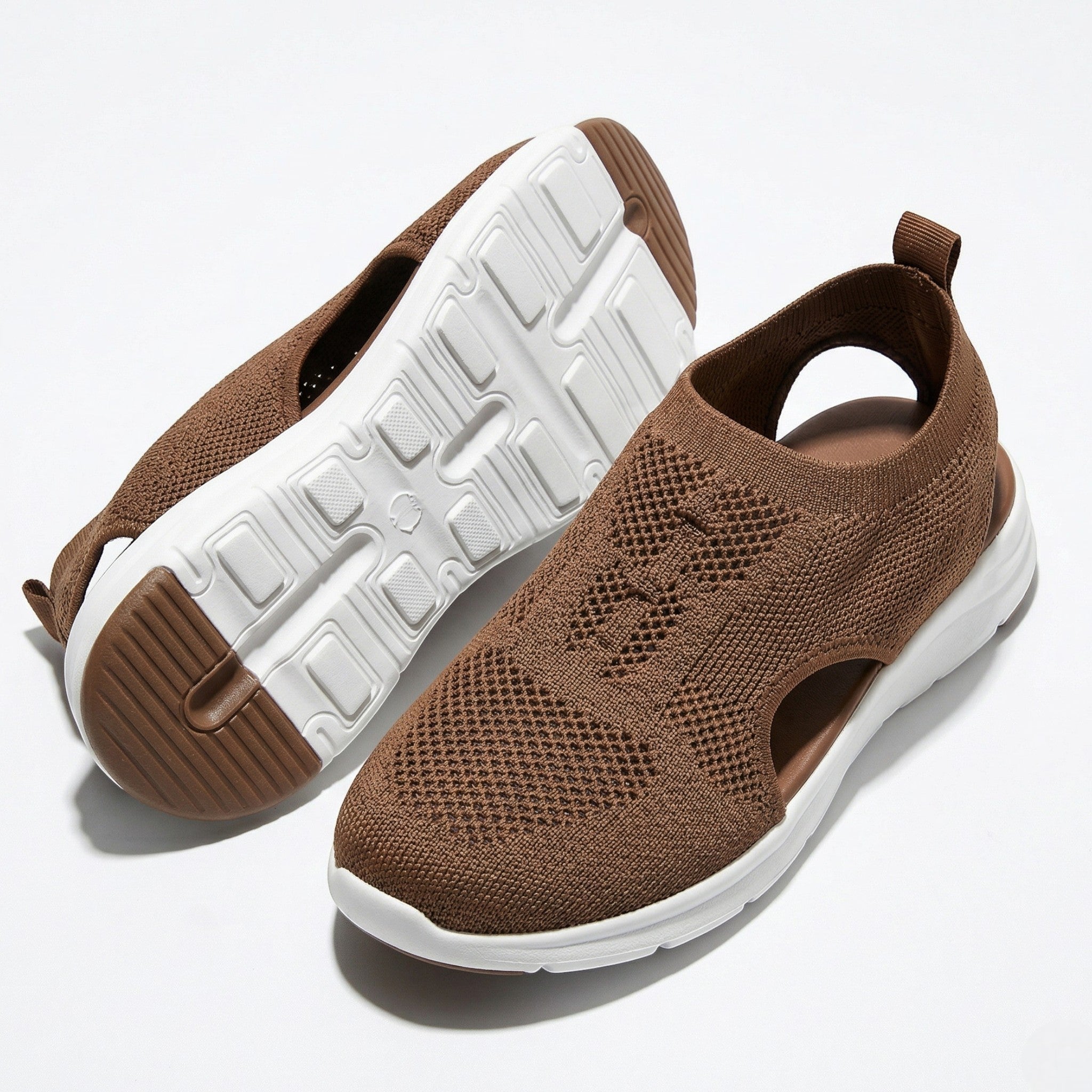 Chloe - Women's Orthopedic Breathable Sandals - Sandal - Brown - Parker&Brooks