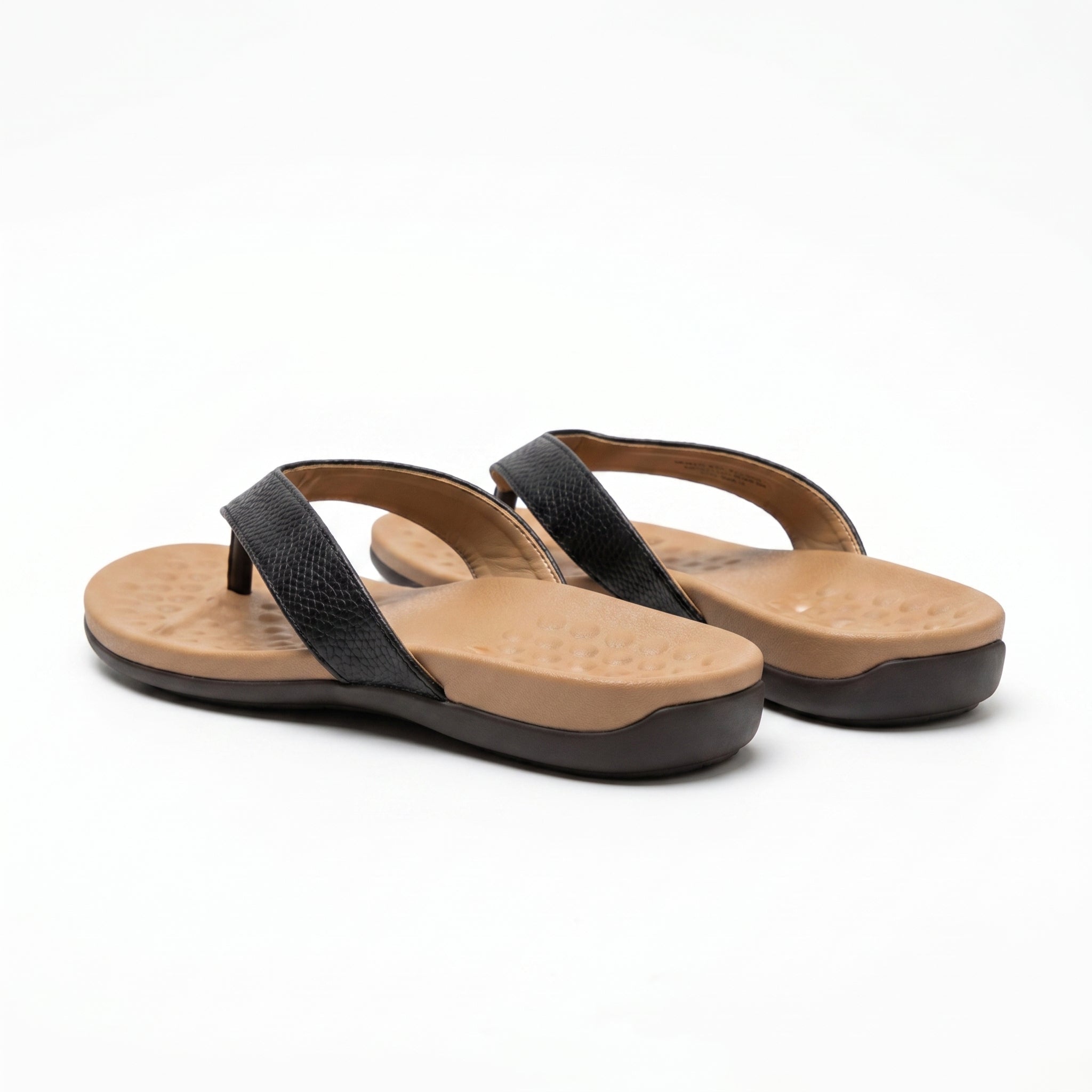 Chloe - Women's Orthopedic Flat Sandals - Sandal - Black - Parker&Brooks