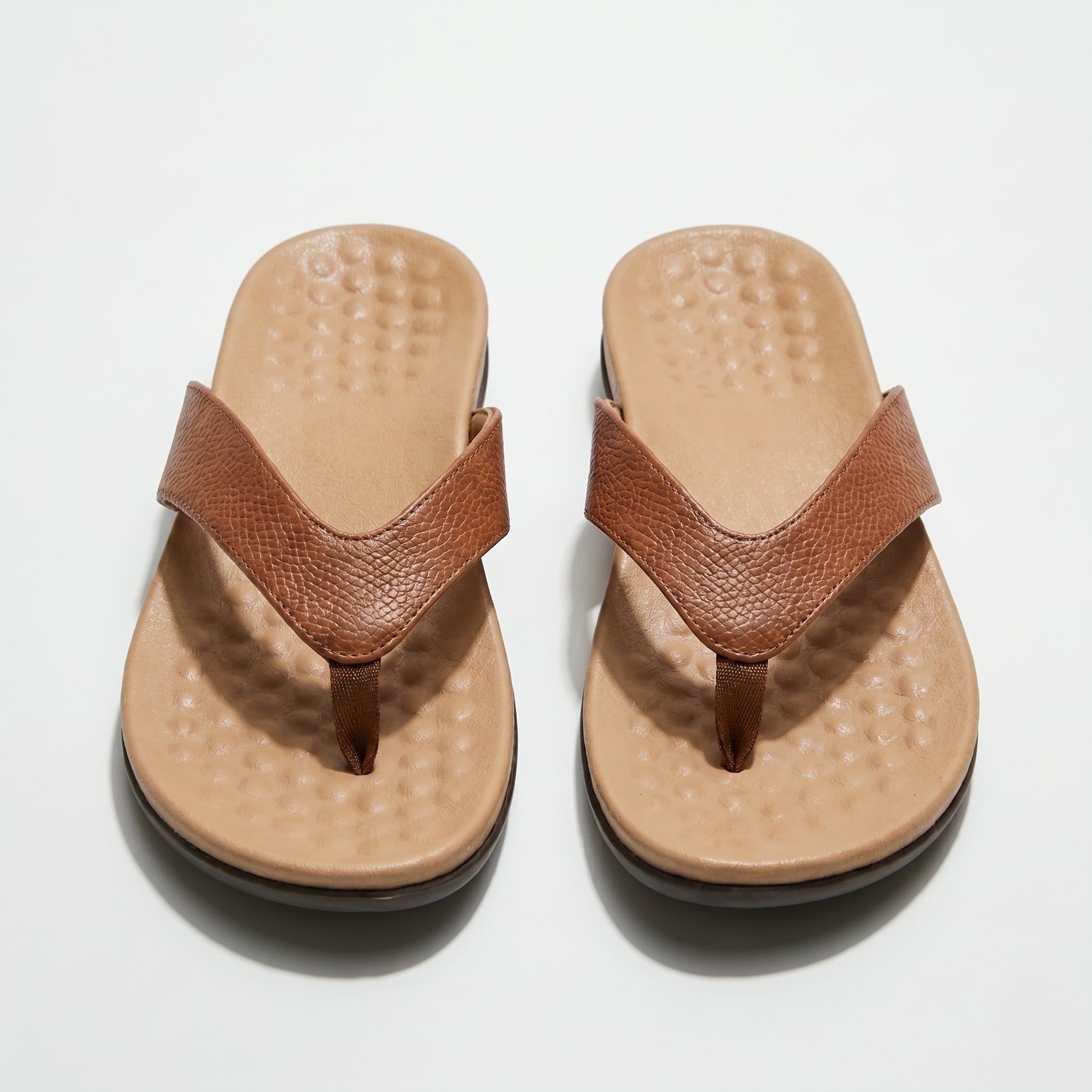 Chloe - Women's Orthopedic Flat Sandals - Sandal - Brown - Parker&Brooks