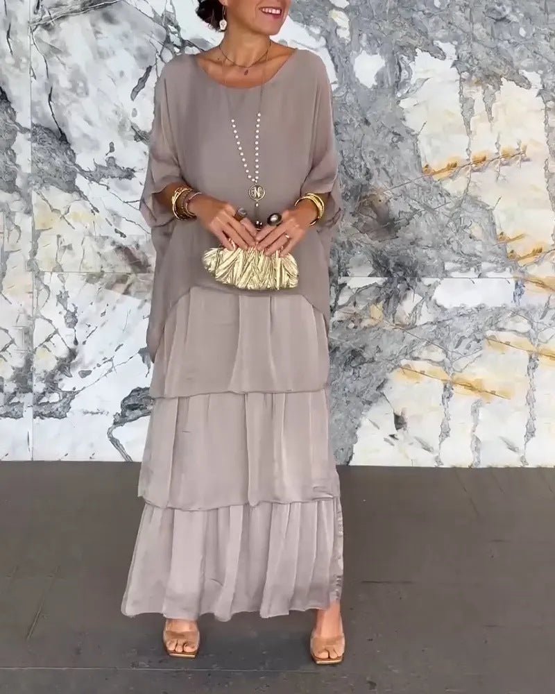 Clara – Elegant A-Line Maxi Dress