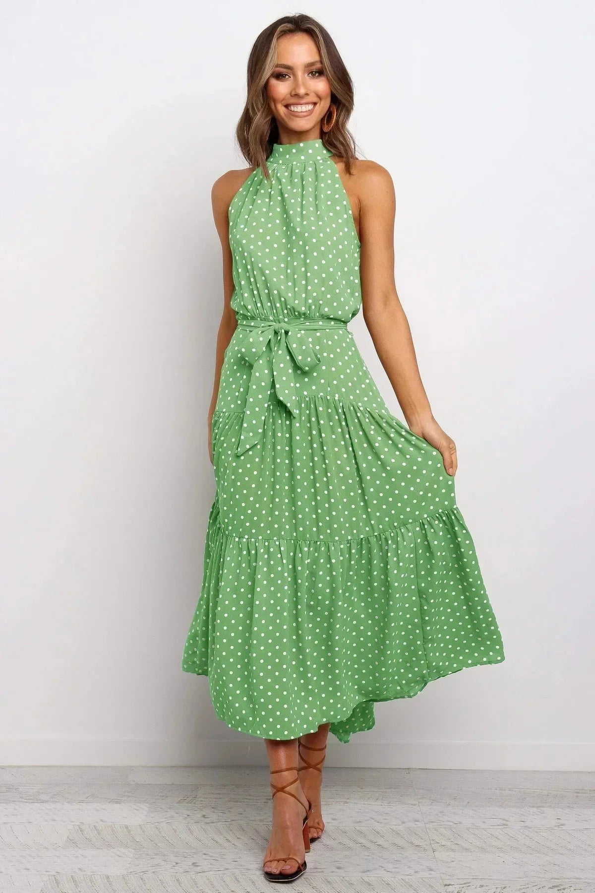 Clara – Polka-Dot Casual Summer Dress