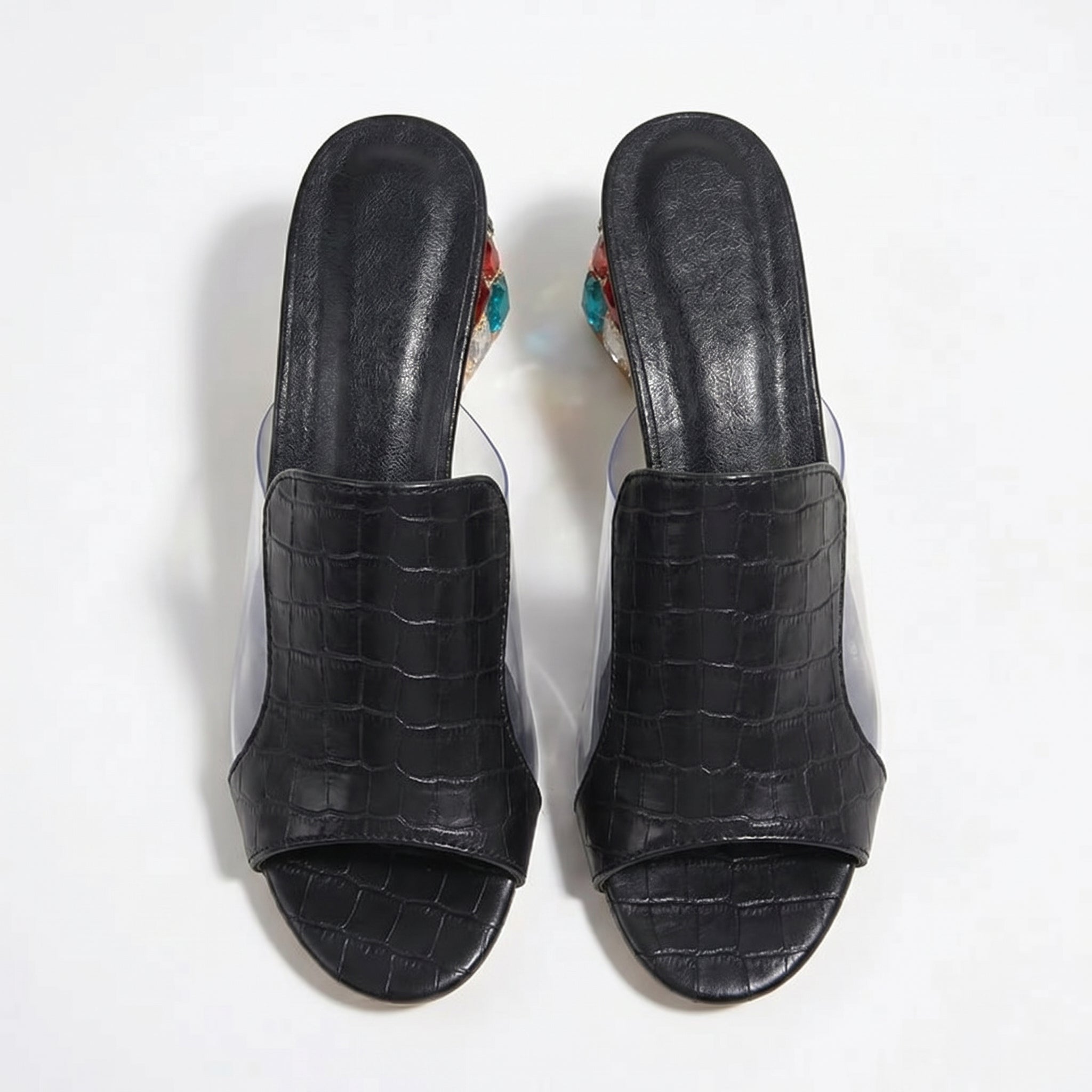 Clara - Women's Block Heel Sandals - Sandals - Black - Parker&Brooks