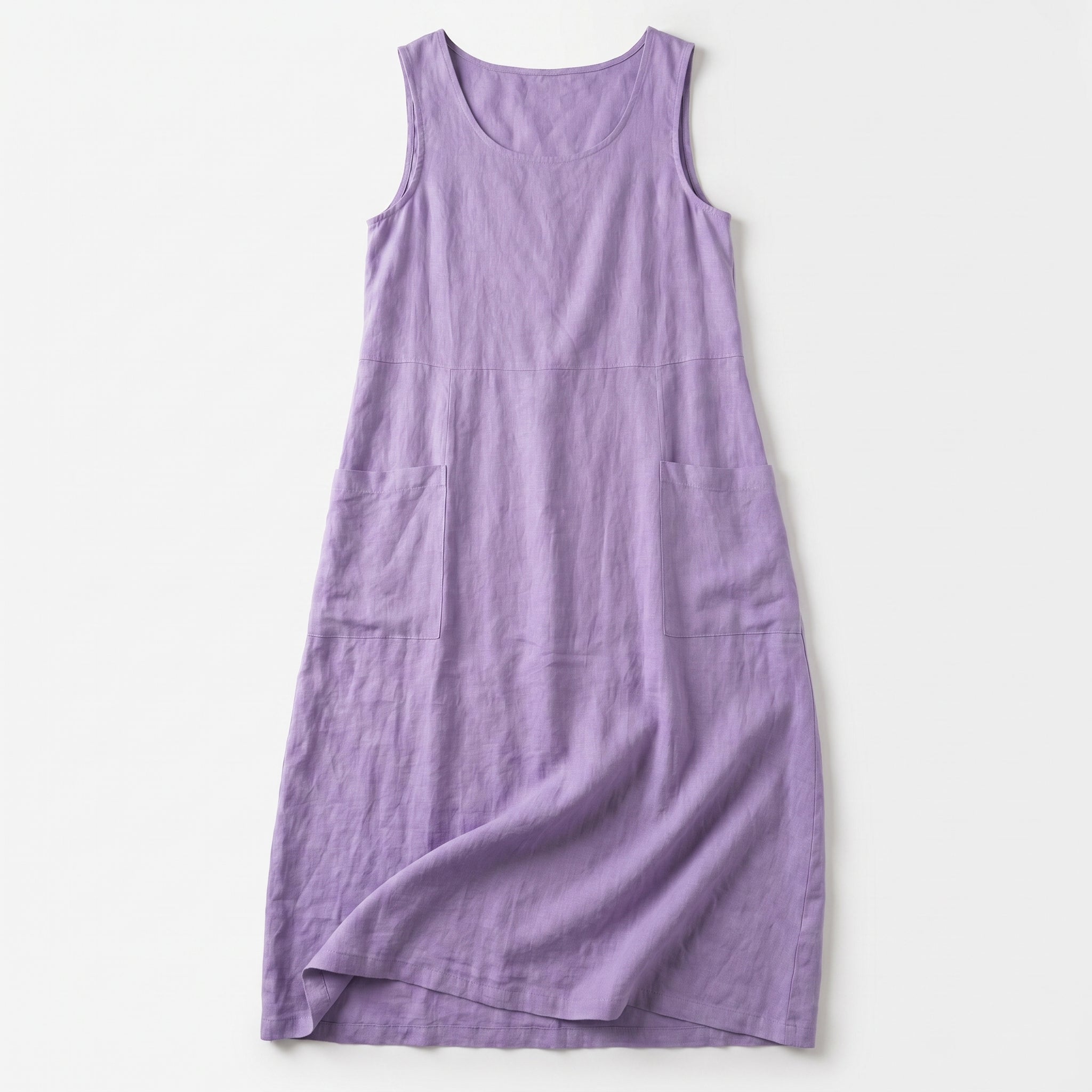 Clara - Women's Sleeveless Relaxed Fit Summer Maxi Dress - Dress - Purple - Parker&Brooks