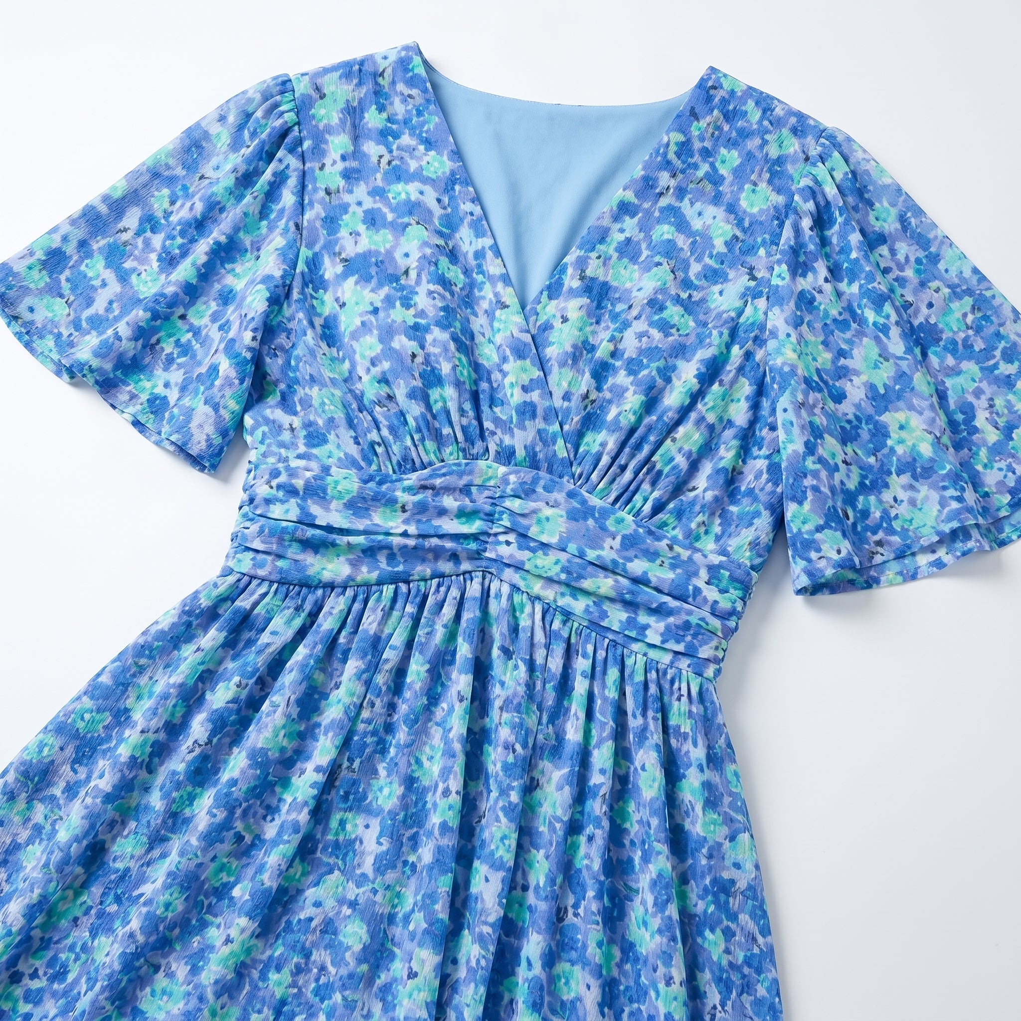 Daisy - Women's Floral Maxi Dress - Dress - Orange - Parker&Brooks