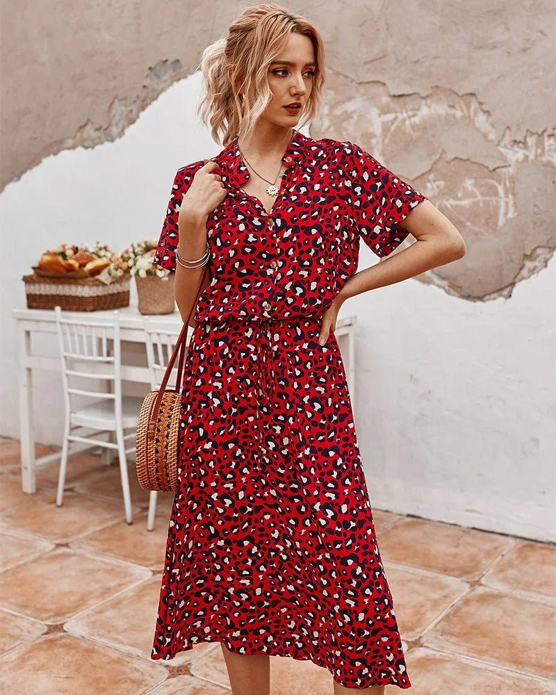 Dilara – Elegant Summer Dress with Floral Pattern