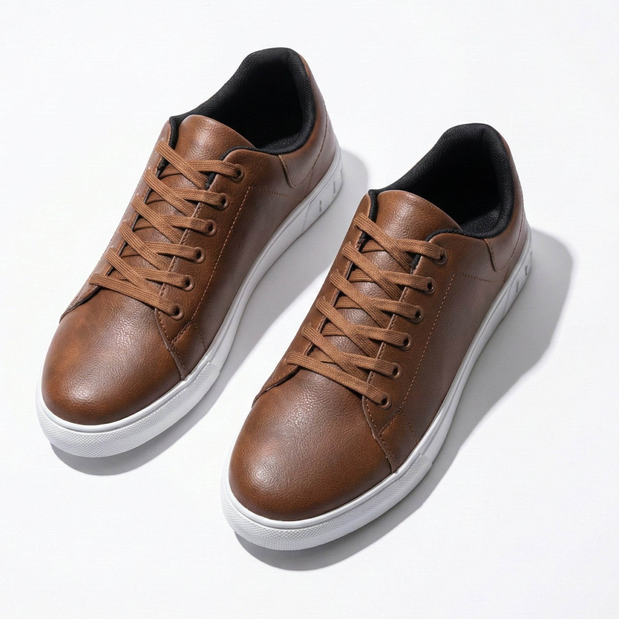 Edward - Men's Leather Low-Top Sneakers