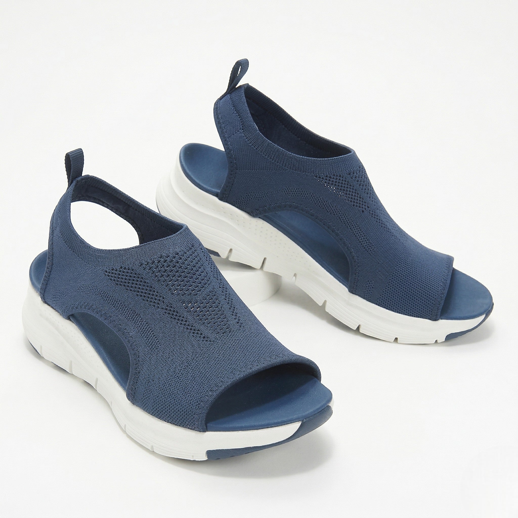 Eliza - Women's Orthopedic Open Toe Sandals - Sandals - Blue - Parker&Brooks