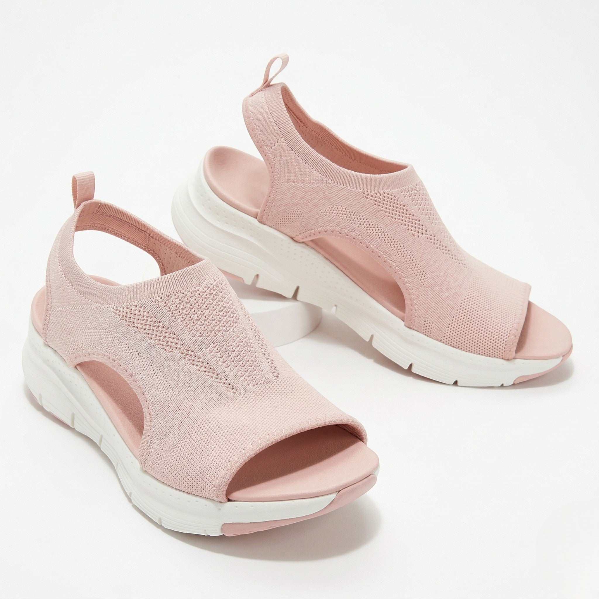 Eliza - Women's Orthopedic Open Toe Sandals - Sandals - Pink - Parker&Brooks