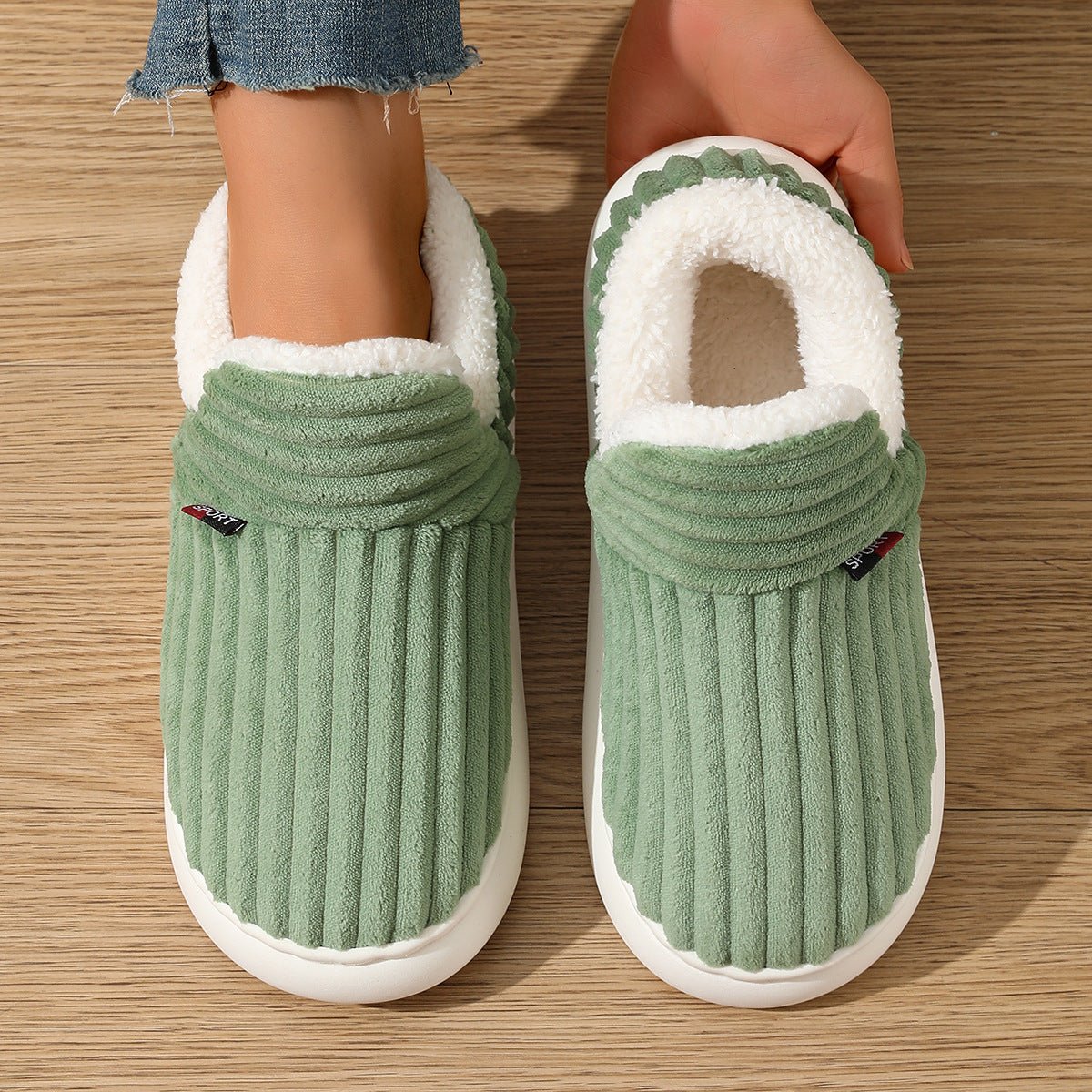 Elke – Non-Slip Plush House Slippers