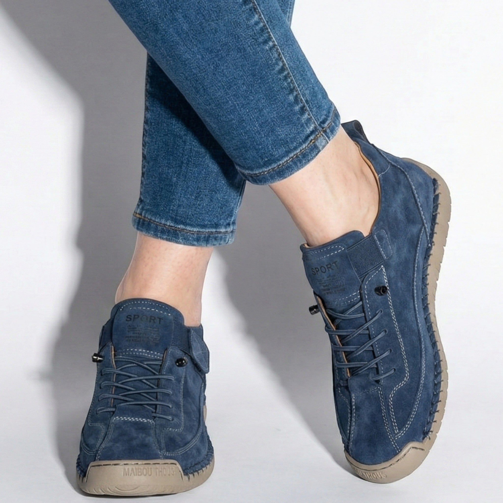 Elodie - Women's Lightweight Sneakers - Sneakers - Blue - Parker&Brooks