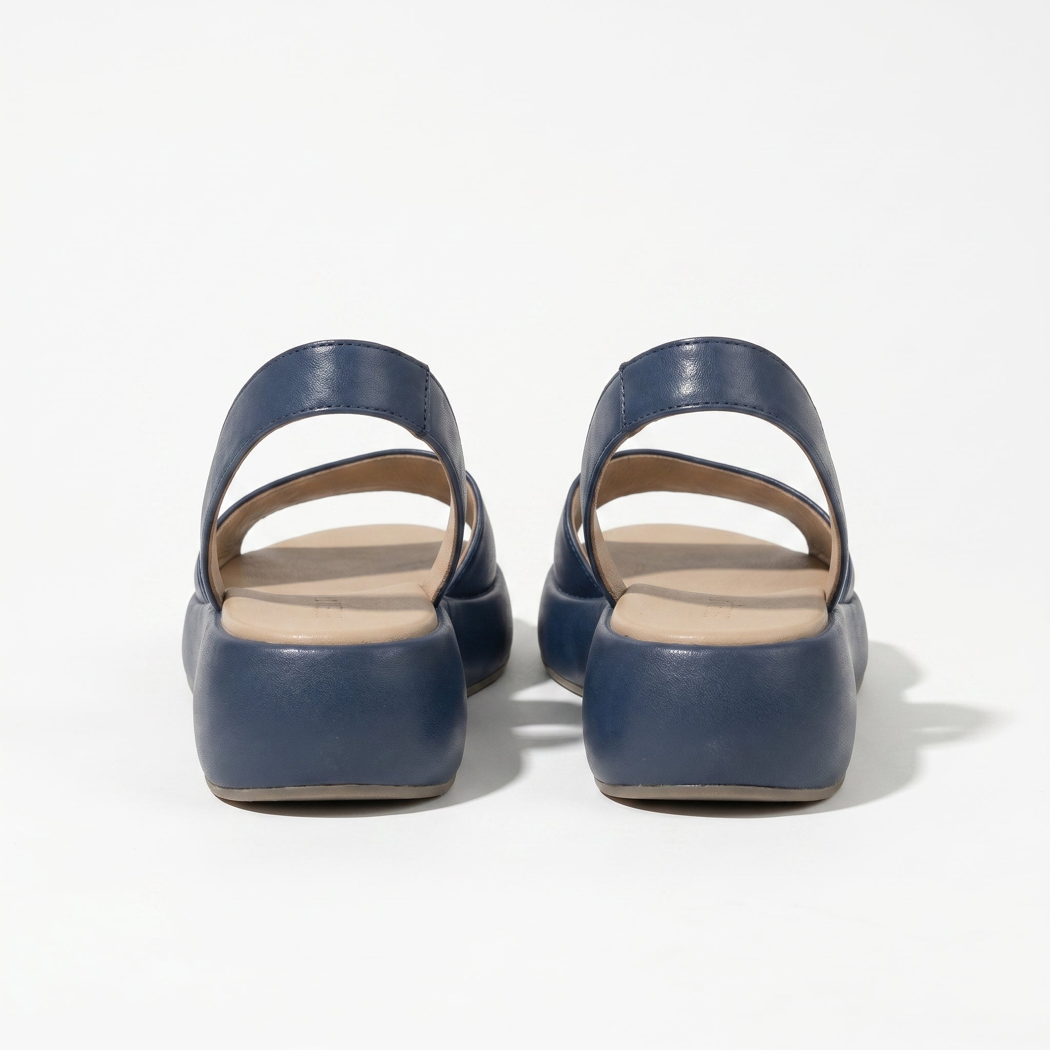 Erin - Women's Lightweight Slip On Summer Sandals - Footwear - Blue - Parker&Brooks