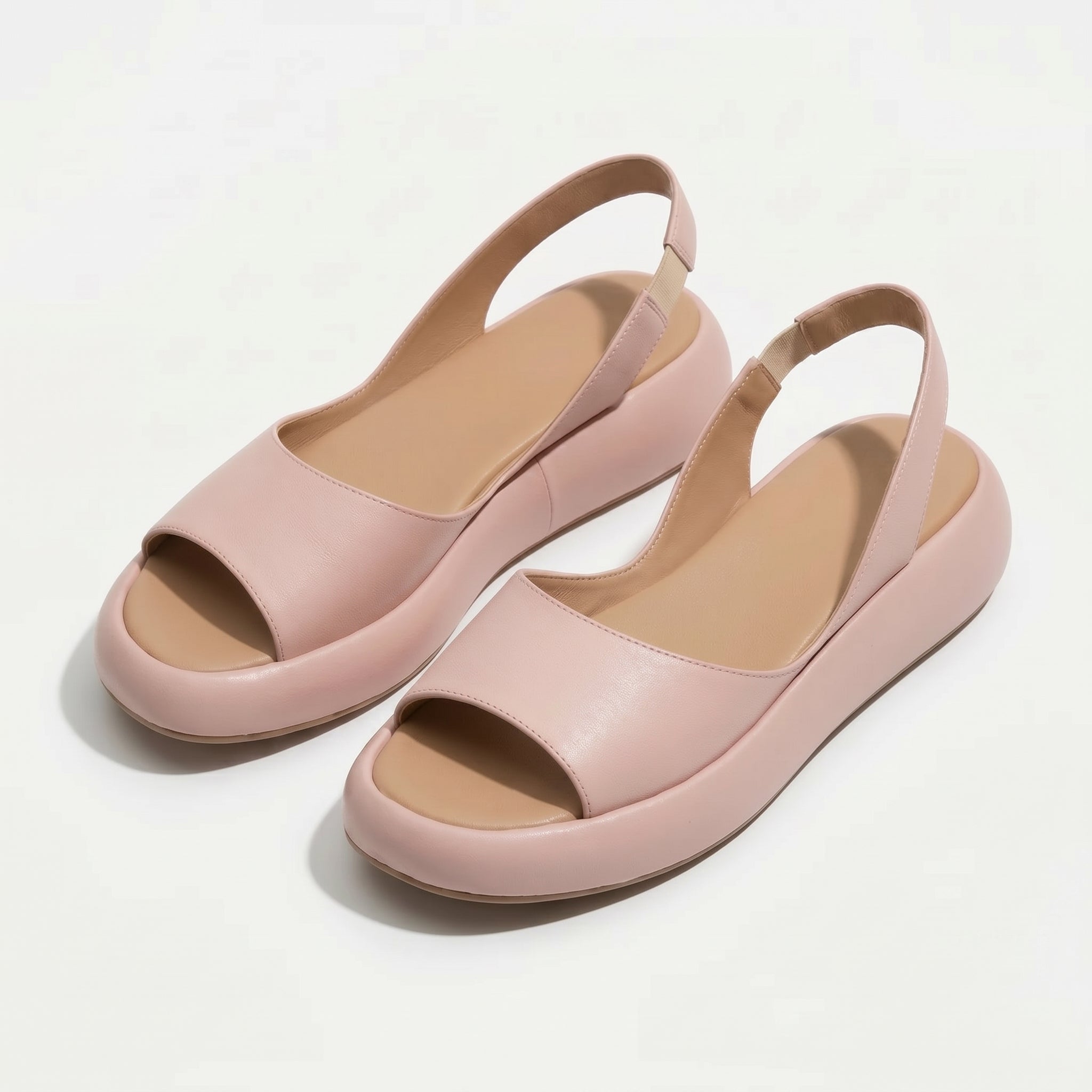 Erin - Women's Lightweight Slip On Summer Sandals - Footwear - Pink - Parker&Brooks