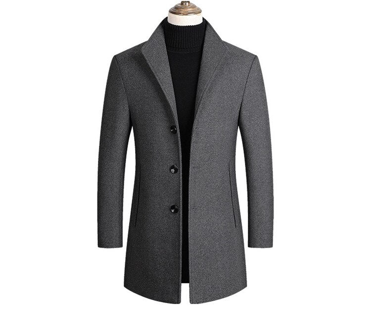 Falko - Classic Single-Breasted Coat