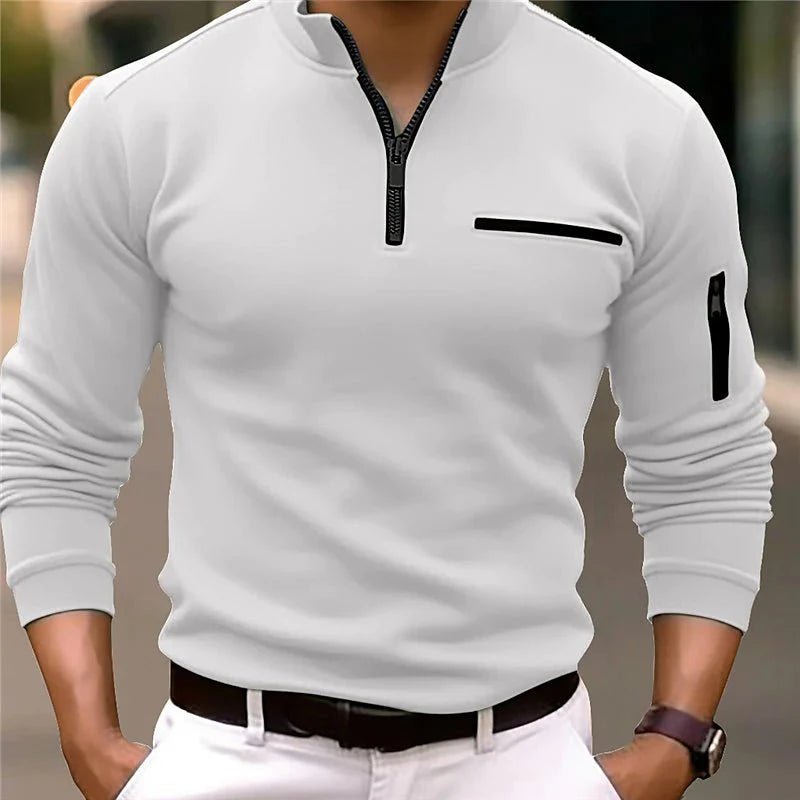 Felix – Sweatshirt with Quarter Zip