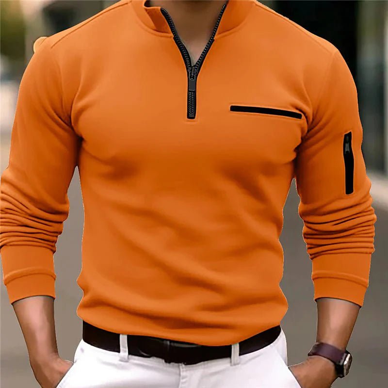 Felix – Sweatshirt with Quarter Zip